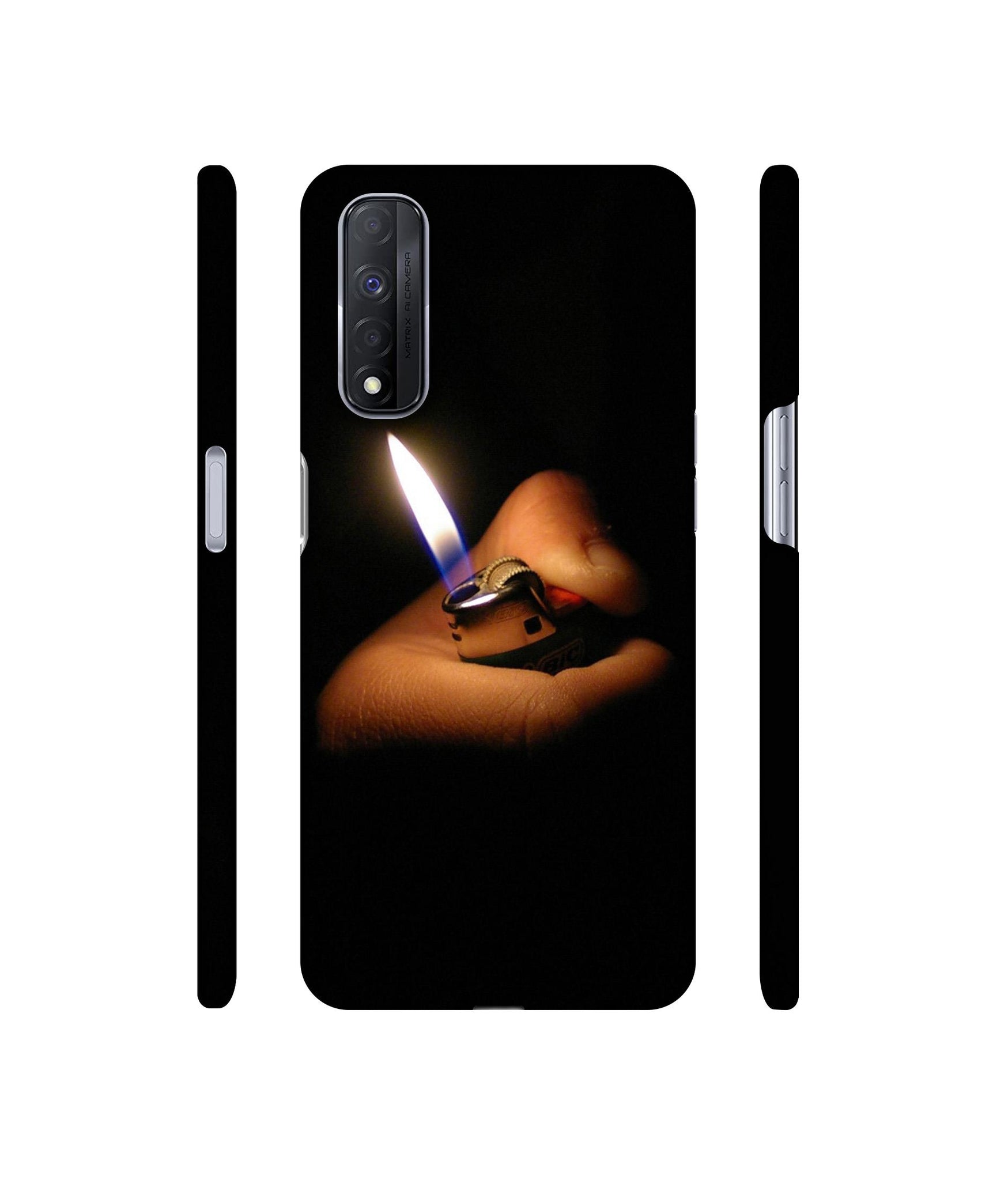 Lighter Flames Designer Hard Back Cover for Realme Narzo 30 4G