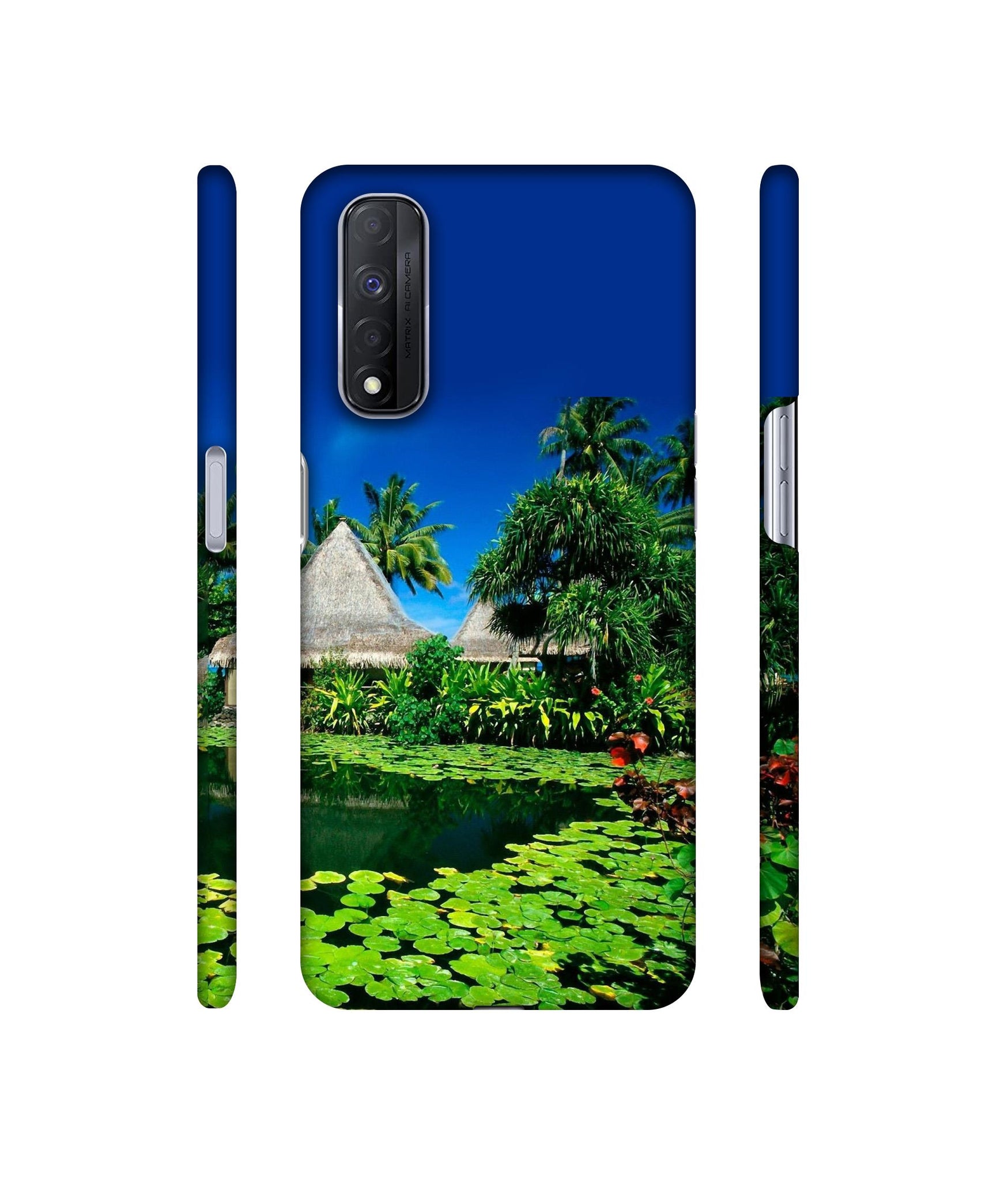 Tropics Water Designer Hard Back Cover for Realme Narzo 30 4G