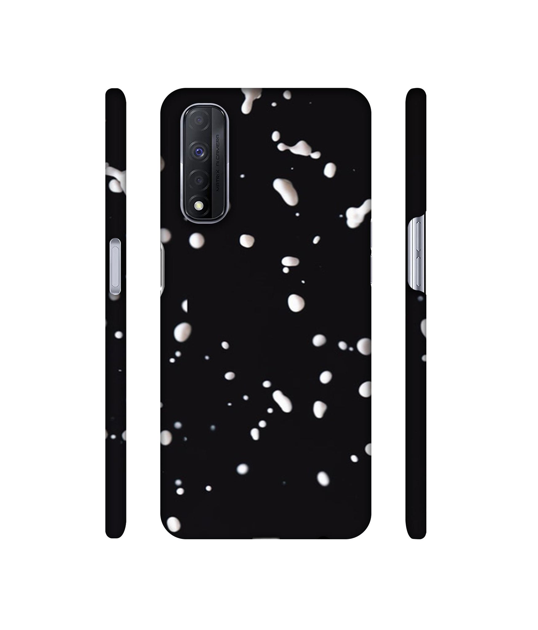 Milk Splash Designer Hard Back Cover for Realme Narzo 30 4G