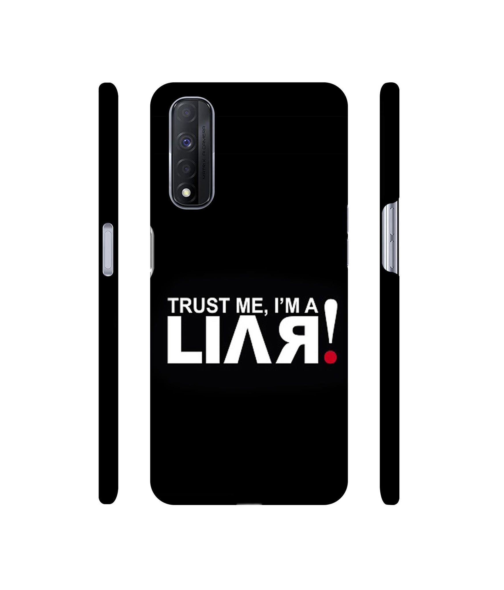 Trust Me Funny Quote Designer Hard Back Cover for Realme Narzo 30 4G