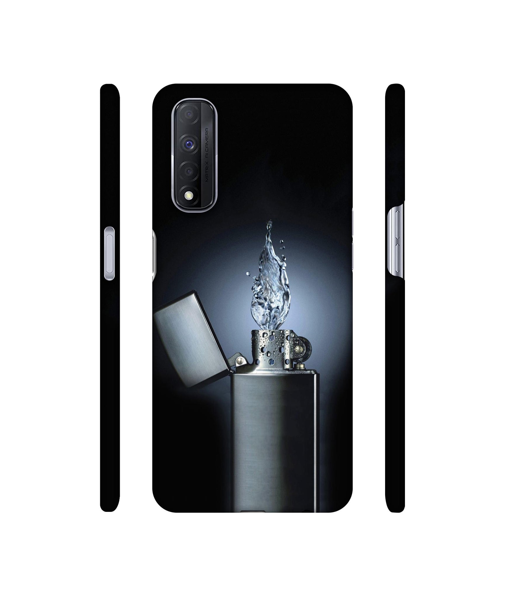 Water Lighter Designer Hard Back Cover for Realme Narzo 30 4G