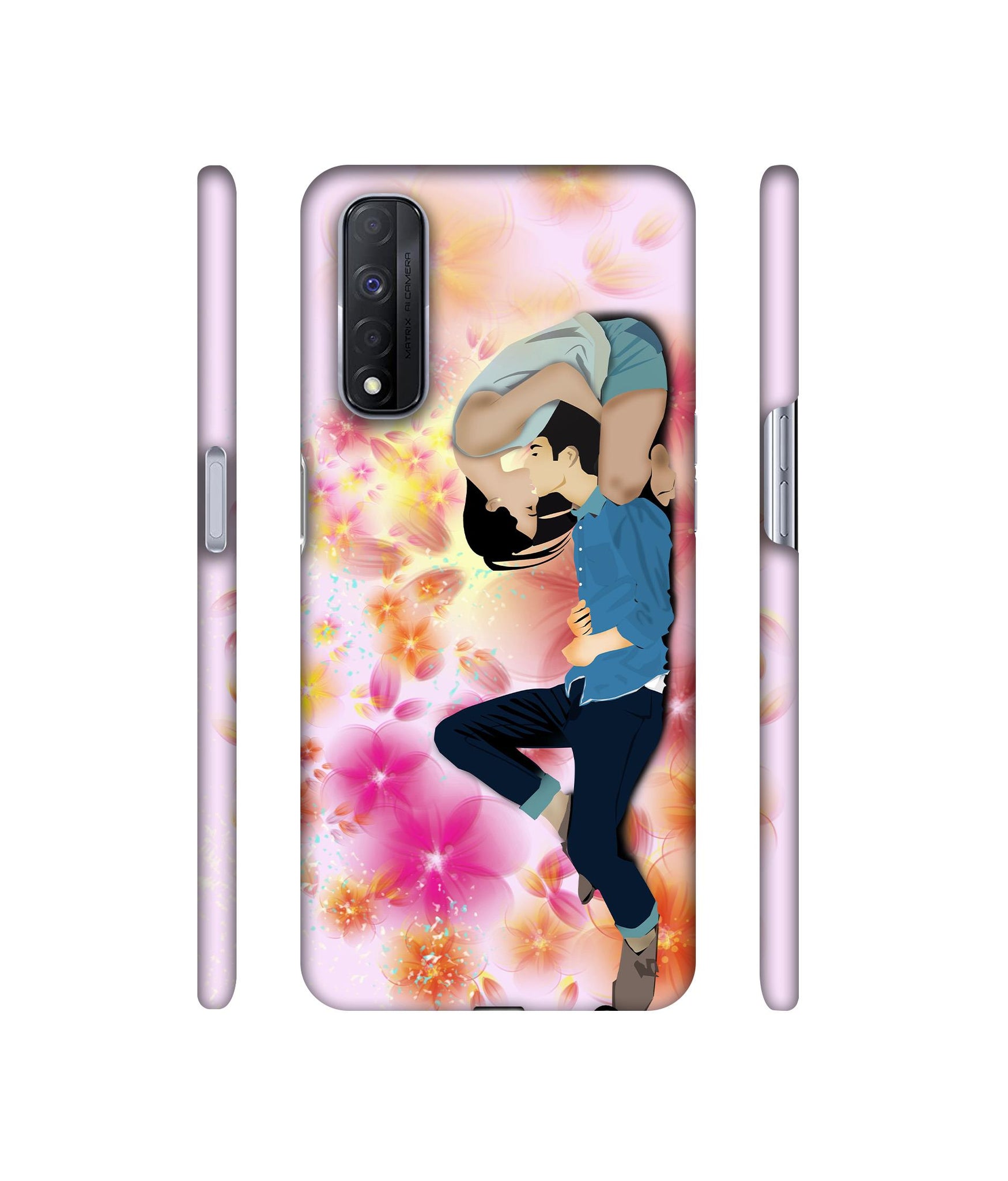 Couple Love Designer Hard Back Cover for Realme Narzo 30 4G
