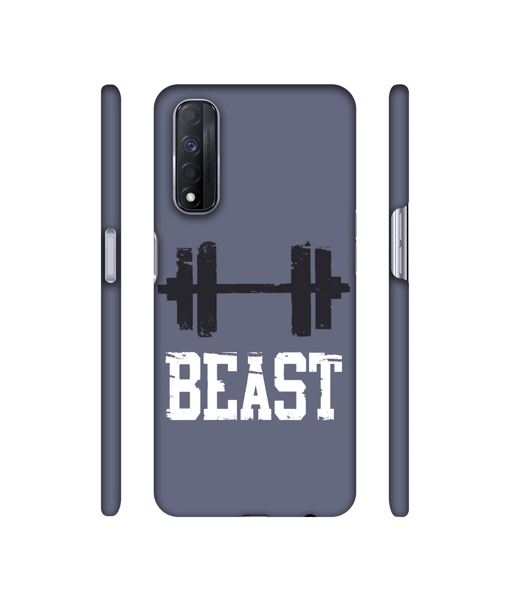 Beast Gym Designer Hard Back Cover for Realme Narzo 30 4G