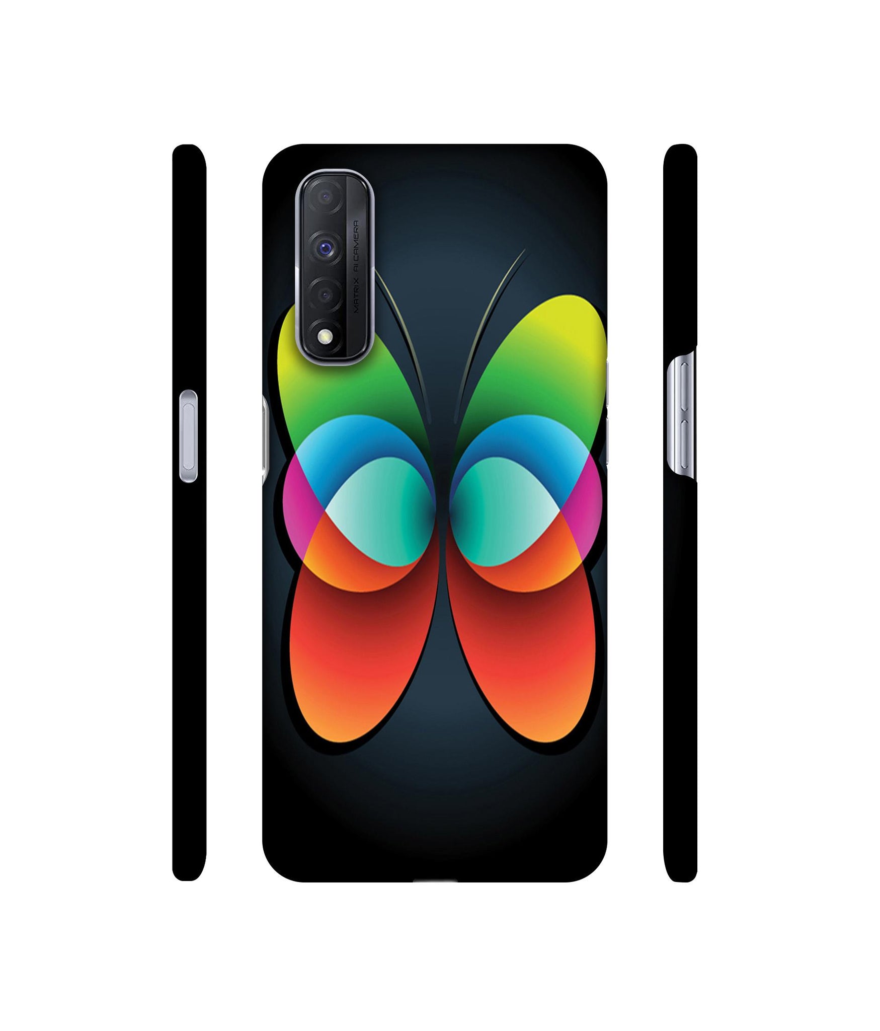 Colourfull Butterfly Designer Hard Back Cover for Realme Narzo 30 4G