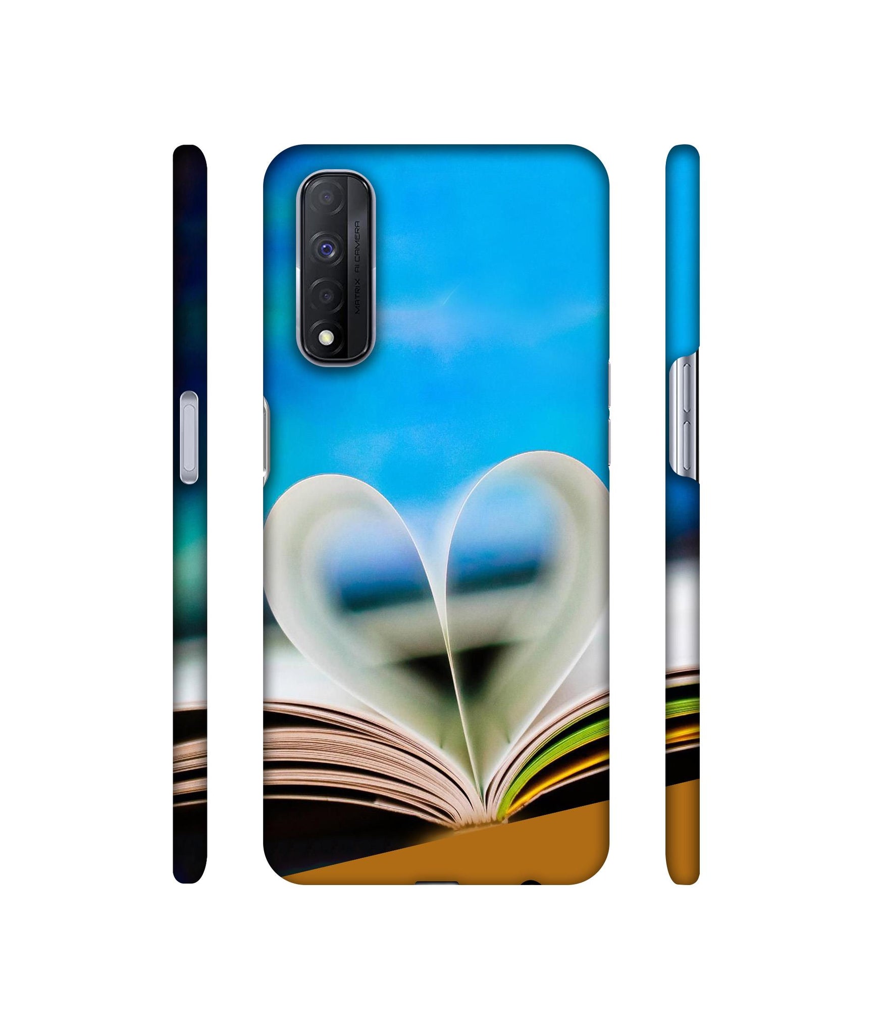 Love Book Designer Hard Back Cover for Realme Narzo 30 4G