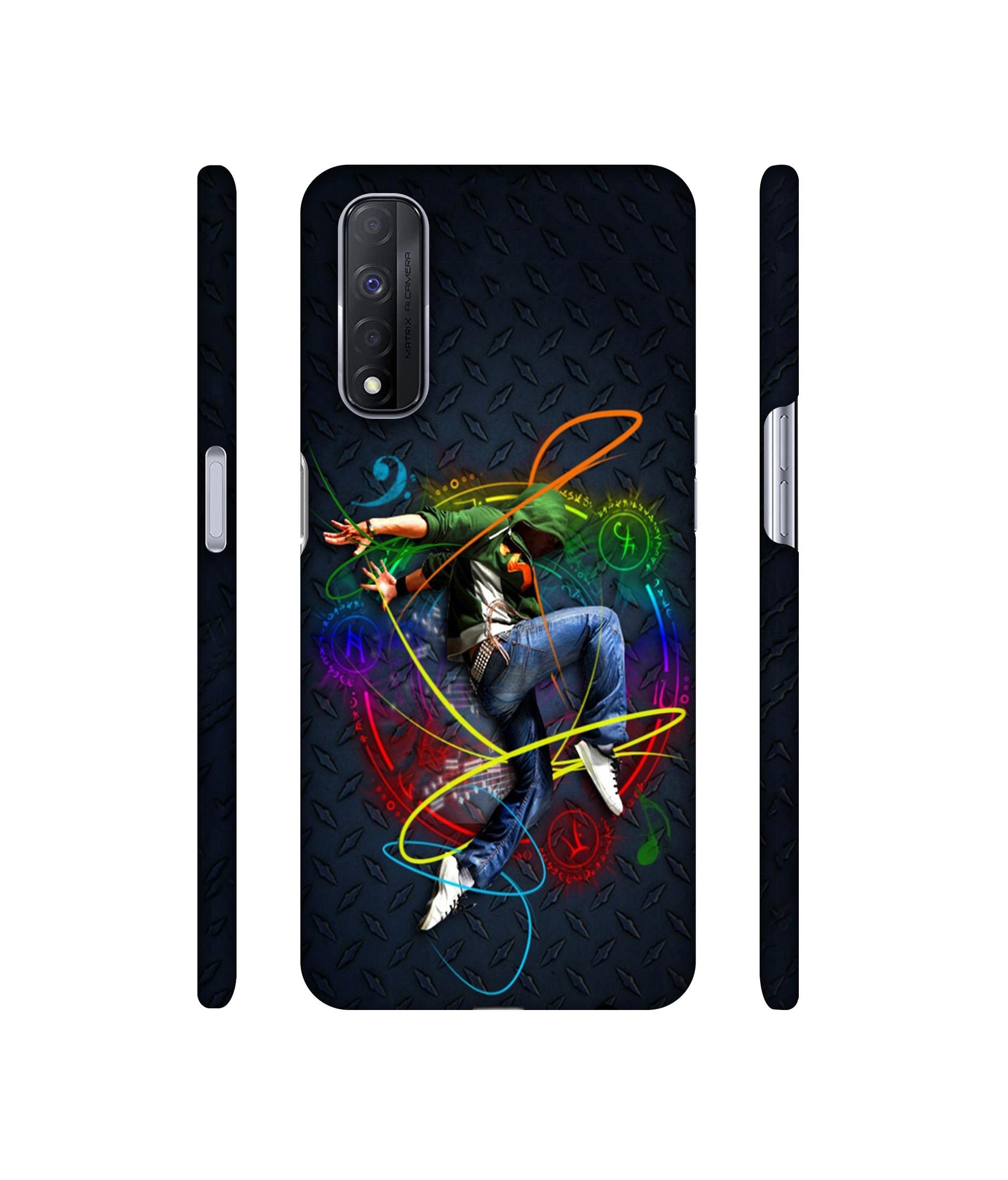 Boy With Music Designer Hard Back Cover for Realme Narzo 30 4G