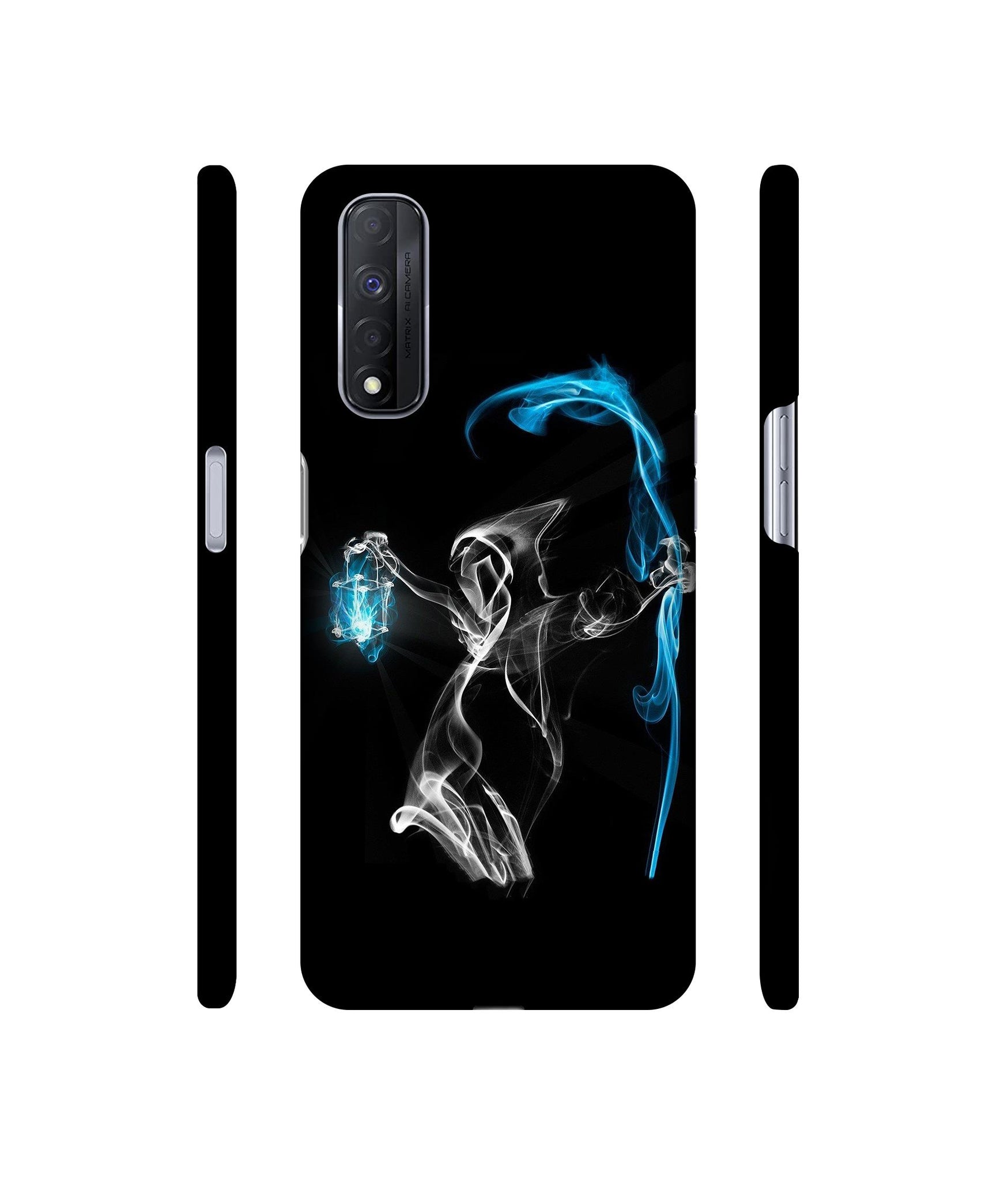 3D Skull Designer Hard Back Cover for Realme Narzo 30 4G
