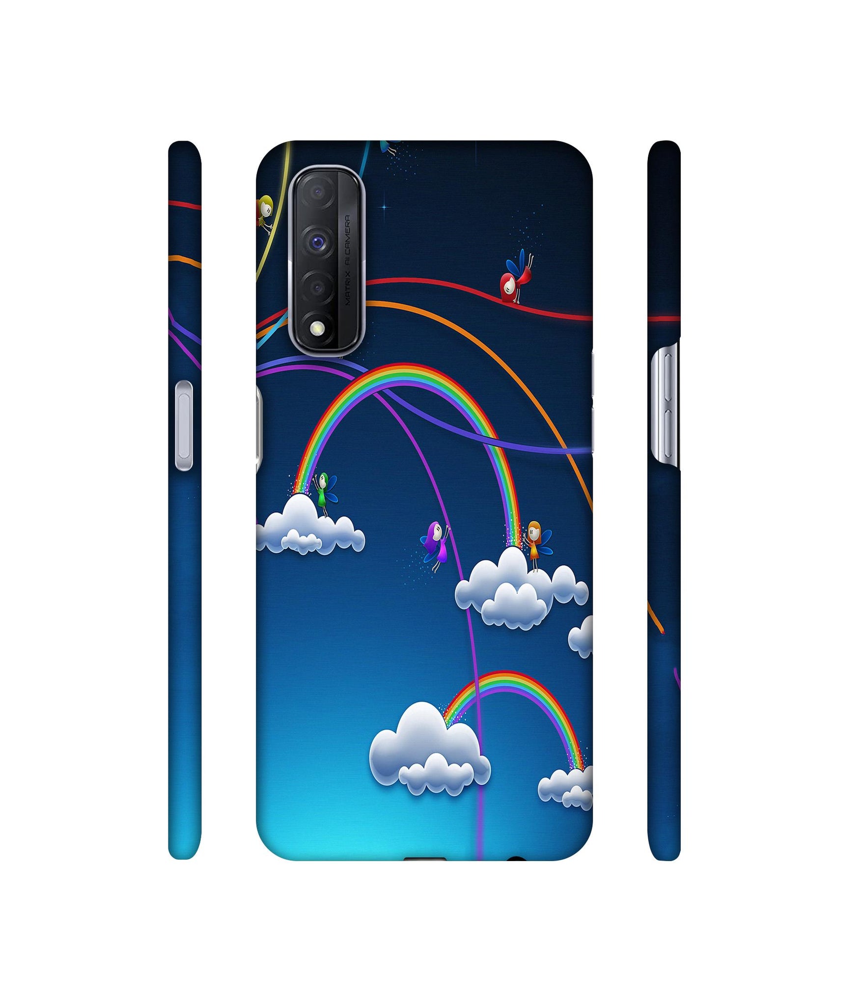 Rainbow Designer Hard Back Cover for Realme Narzo 30 4G