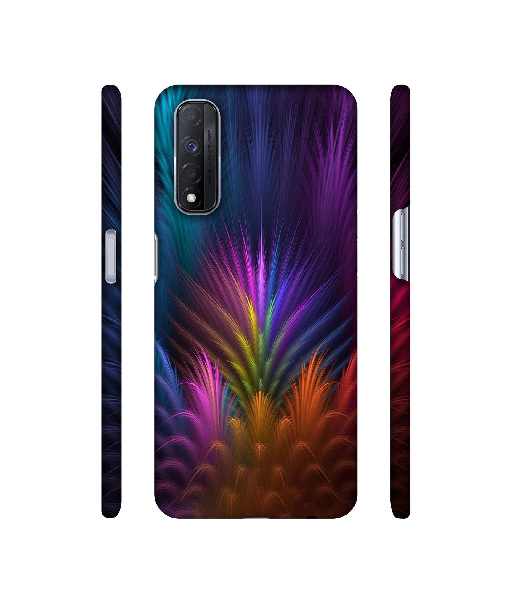 Multicoloured Designer Hard Back Cover for Realme Narzo 30 4G