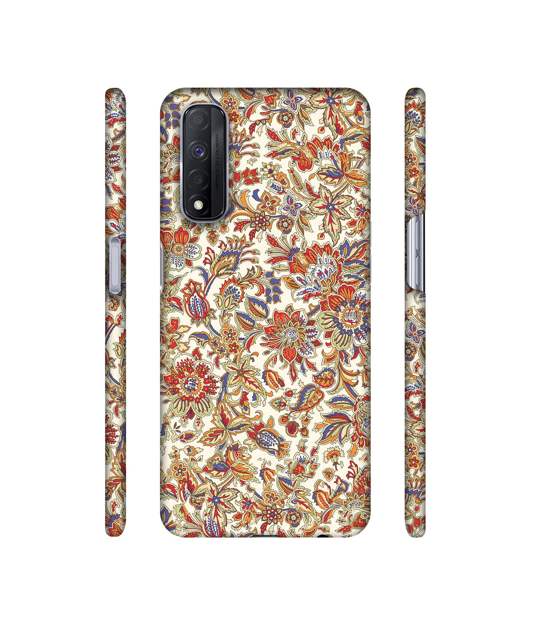 Floral Designer Hard Back Cover for Realme Narzo 30 4G