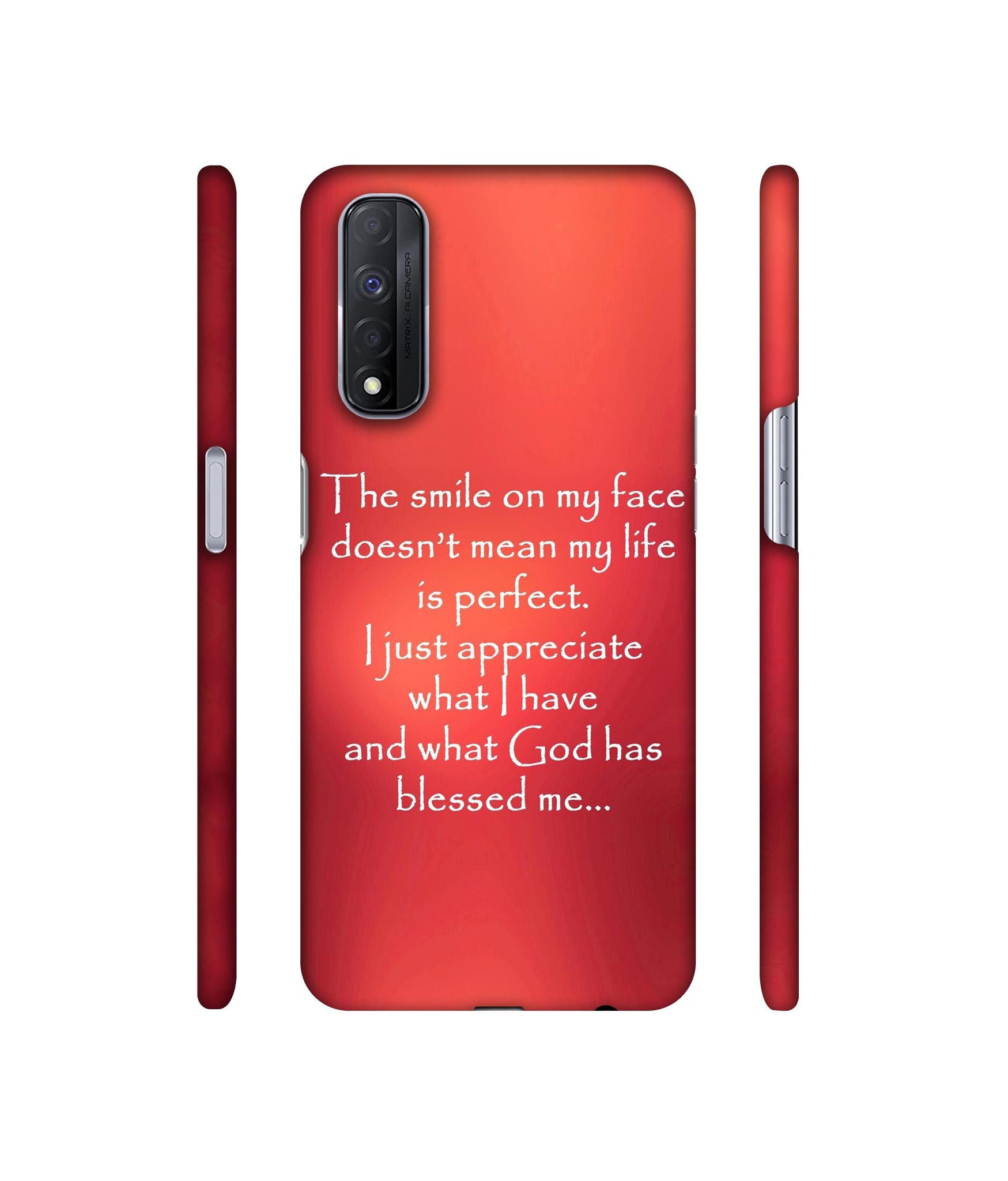 Quotes On Life Designer Hard Back Cover for Realme Narzo 30 4G