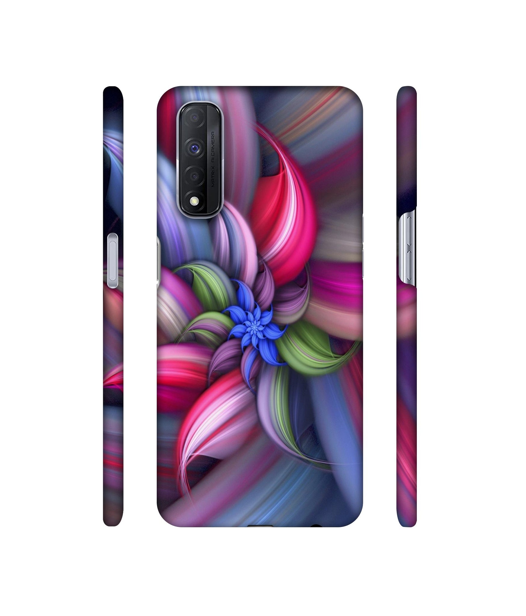 Colorful Flower Designer Hard Back Cover for Realme Narzo 30 4G