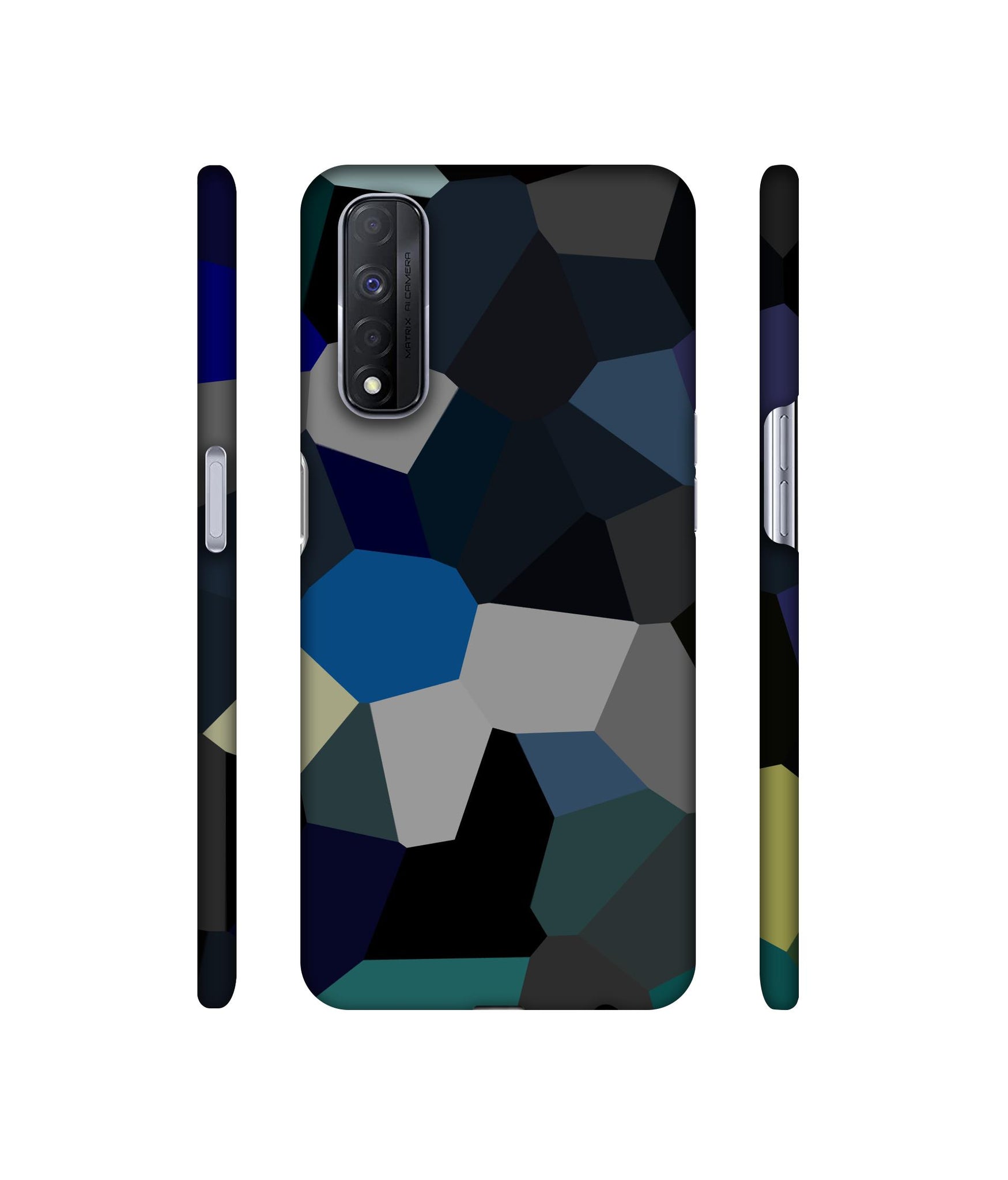 Mathematical Shape Designer Hard Back Cover for Realme Narzo 30 4G
