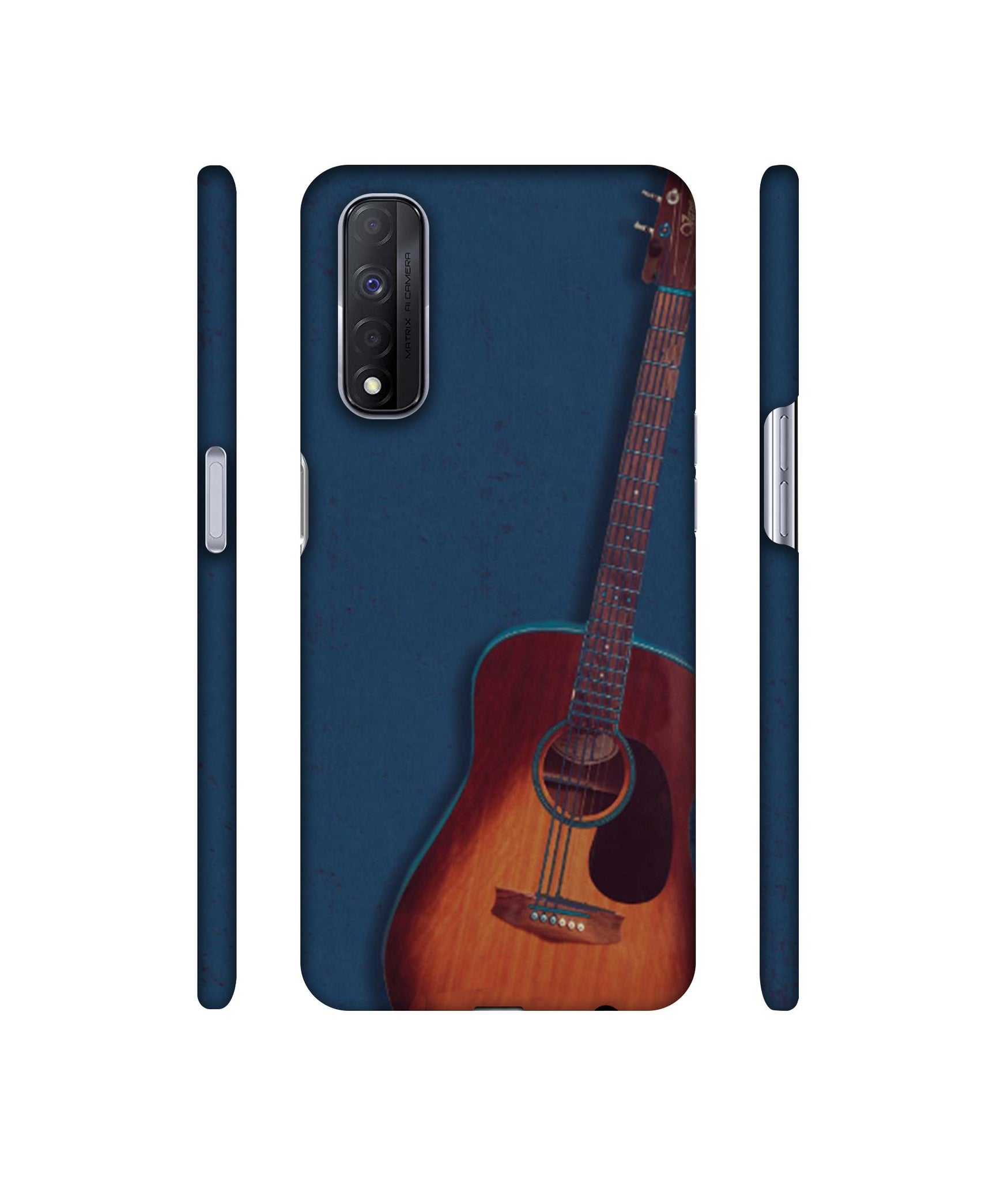 Guitar Designer Hard Back Cover for Realme Narzo 30 4G