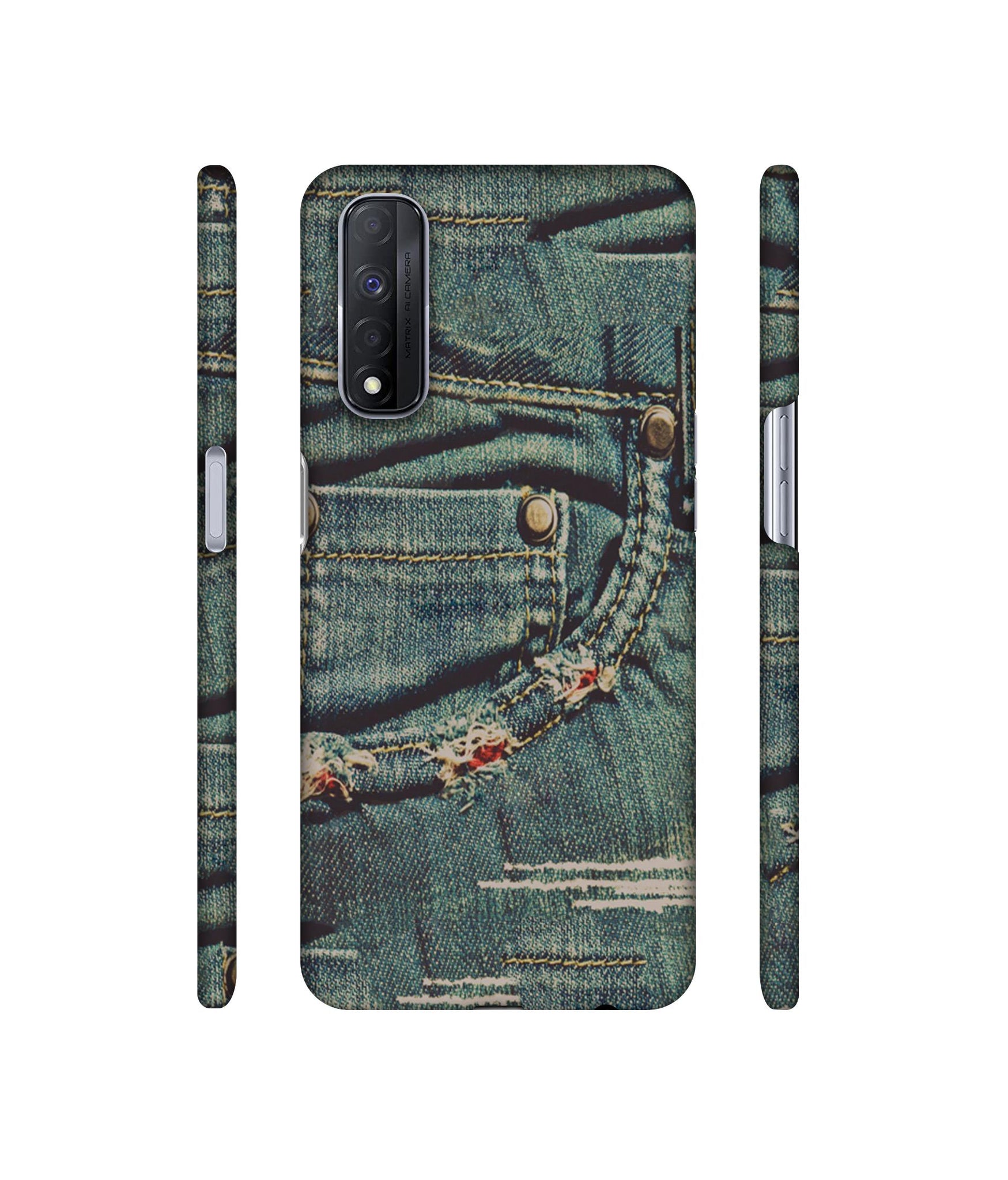 Jeans Designer Hard Back Cover for Realme Narzo 30 4G