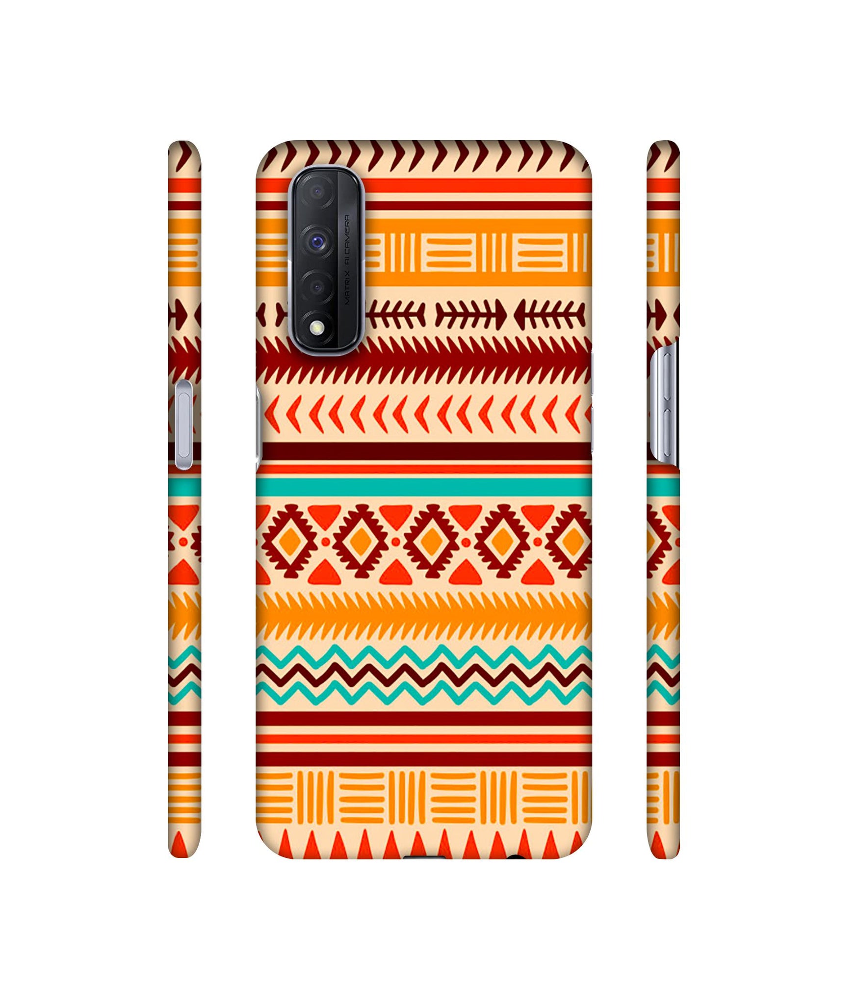 Marathi Rangoli Art Designer Hard Back Cover for Realme Narzo 30 4G