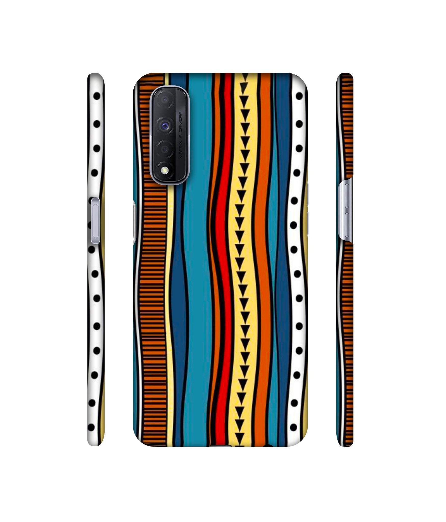 Rangoli Folk Art Designer Hard Back Cover for Realme Narzo 30 4G