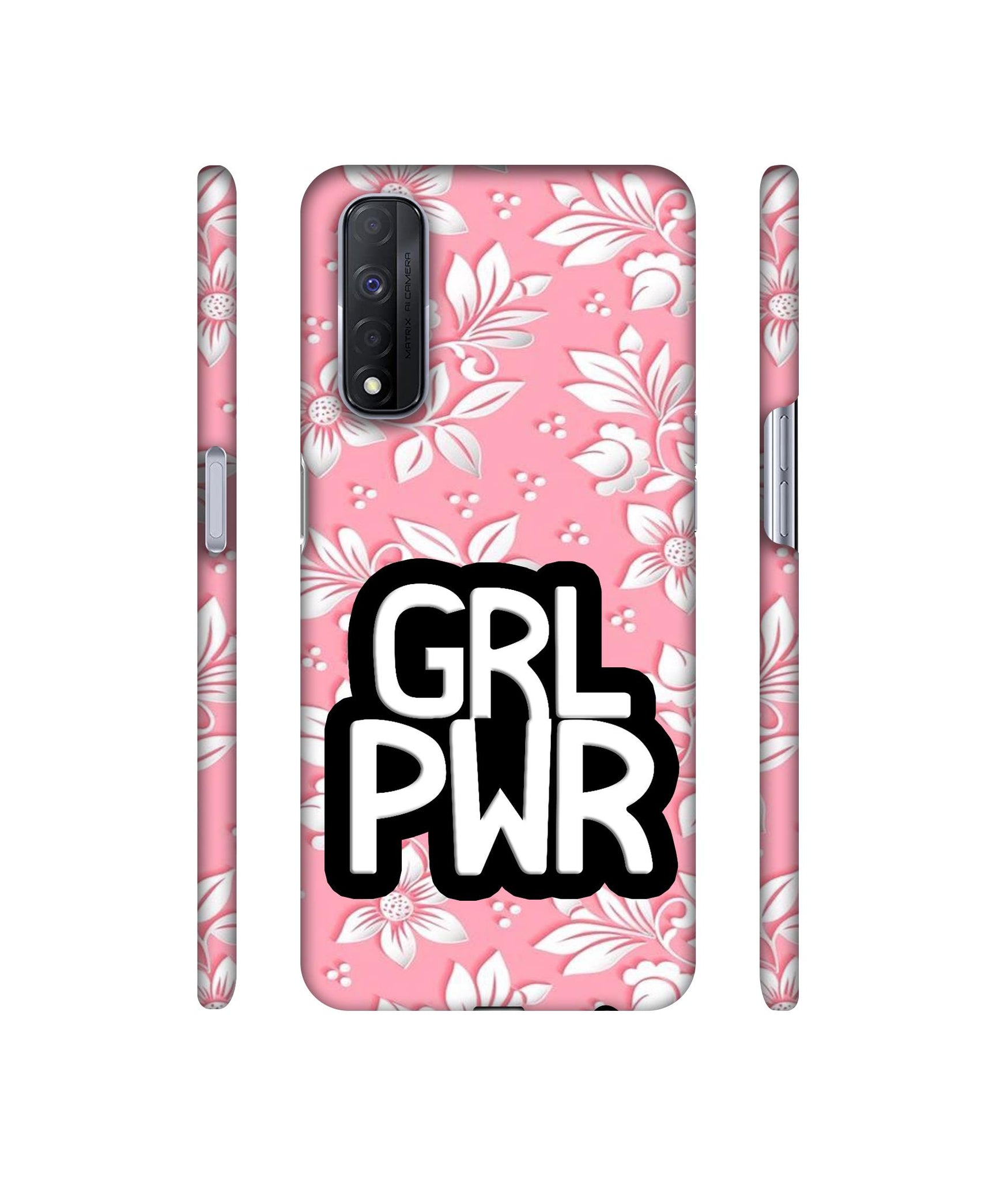 Girl Power Art Designer Hard Back Cover for Realme Narzo 30 4G