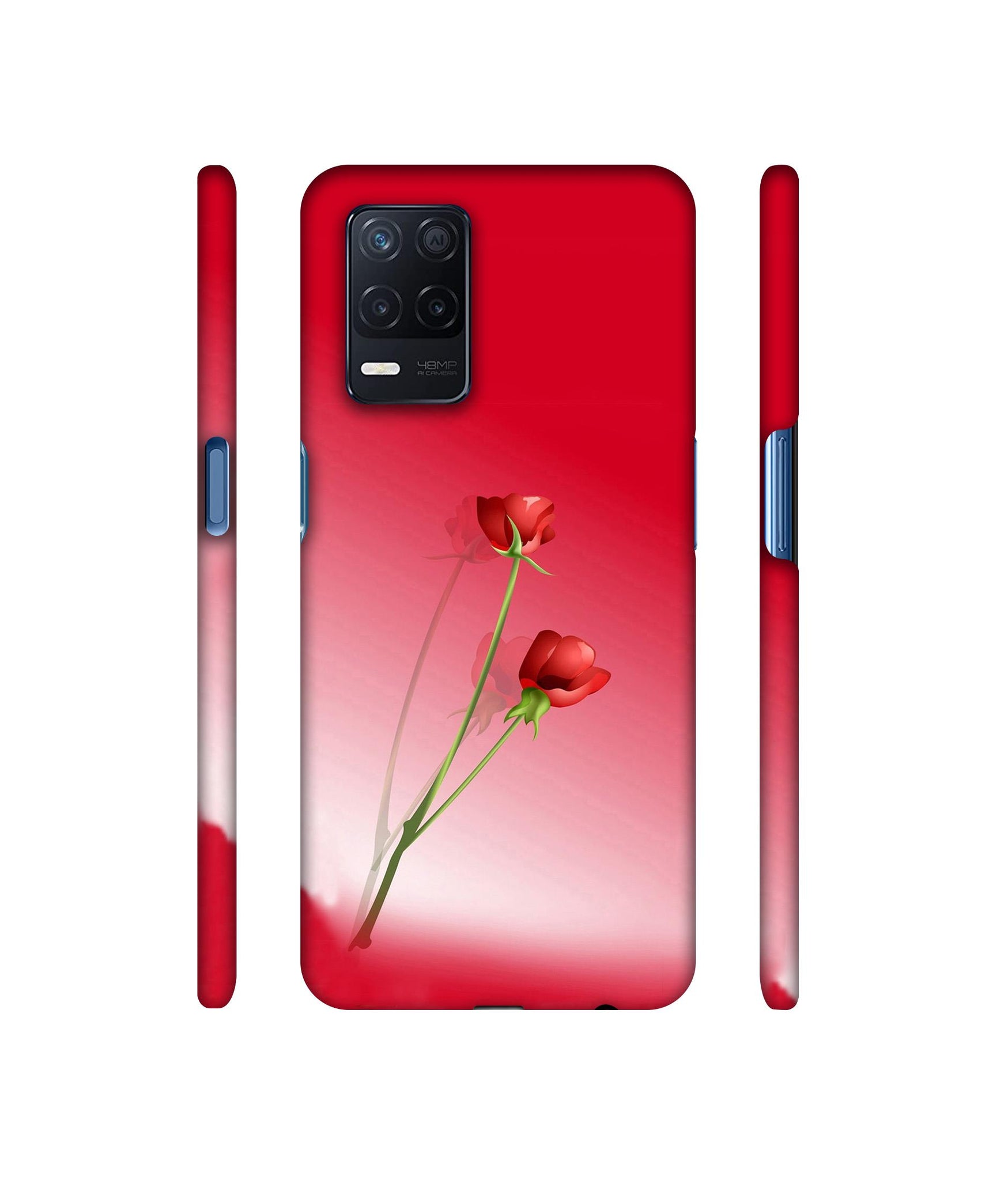 Red Roses Designer Hard Back Cover for Realme Narzo 30 5G