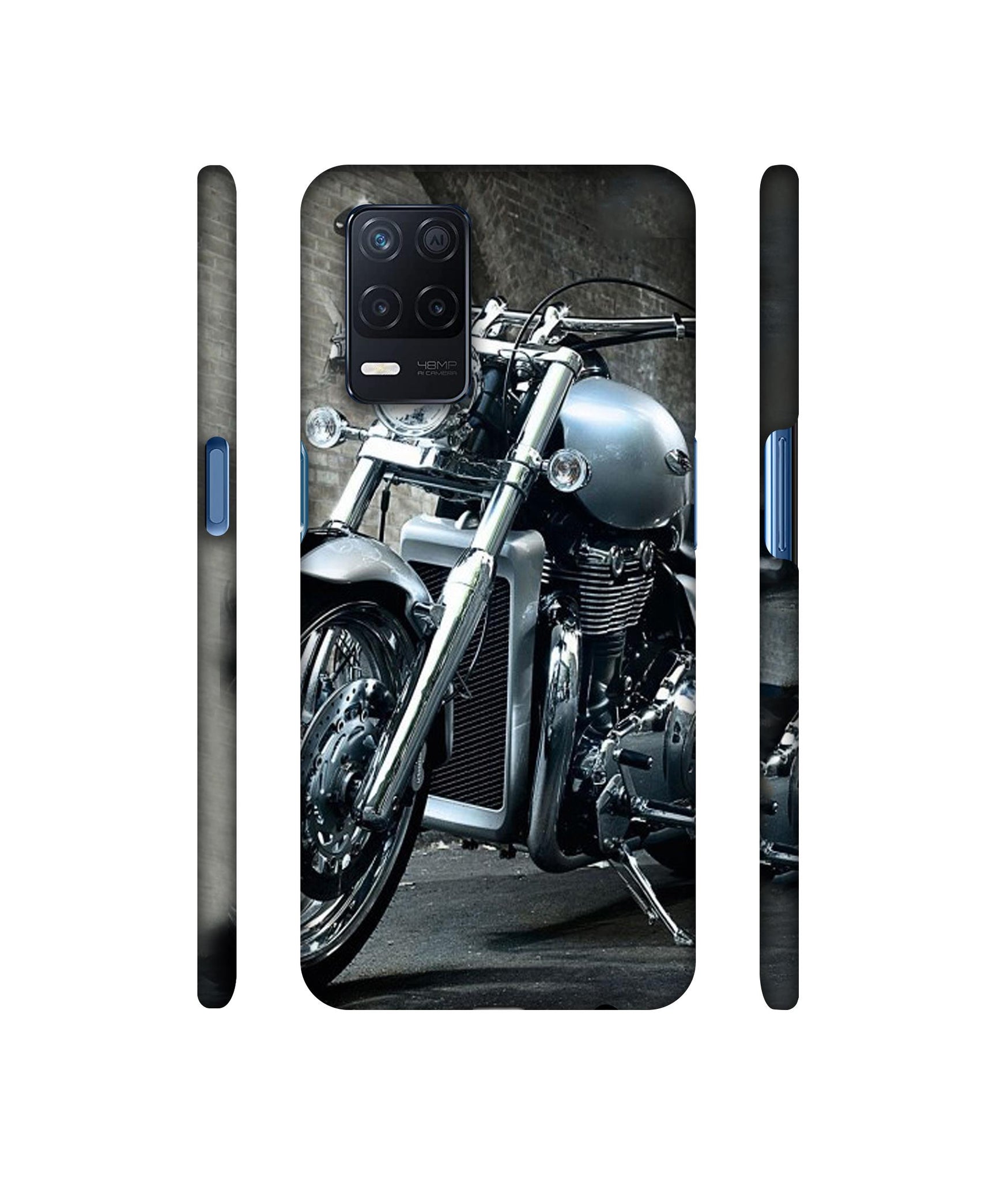Motorcycle Designer Hard Back Cover for Realme Narzo 30 5G
