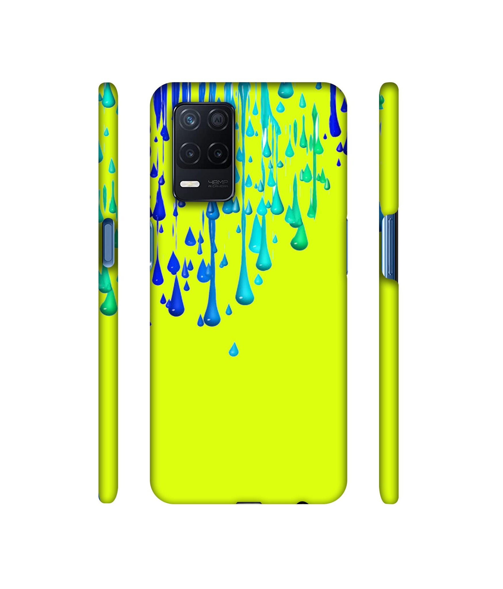Neon Paint Designer Hard Back Cover for Realme Narzo 30 5G