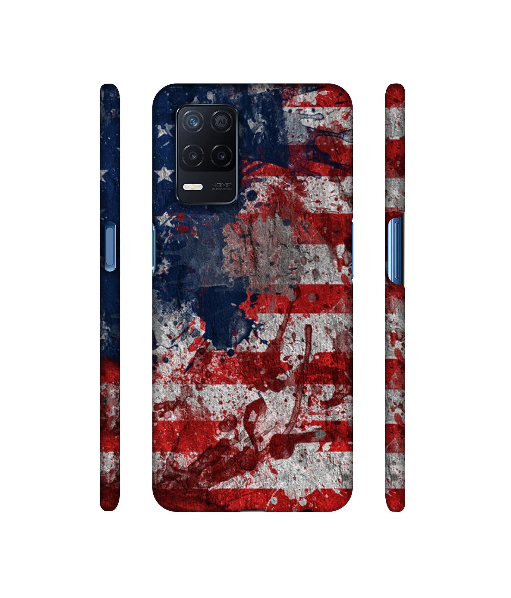 Painting American Designer Hard Back Cover for Realme Narzo 30 5G
