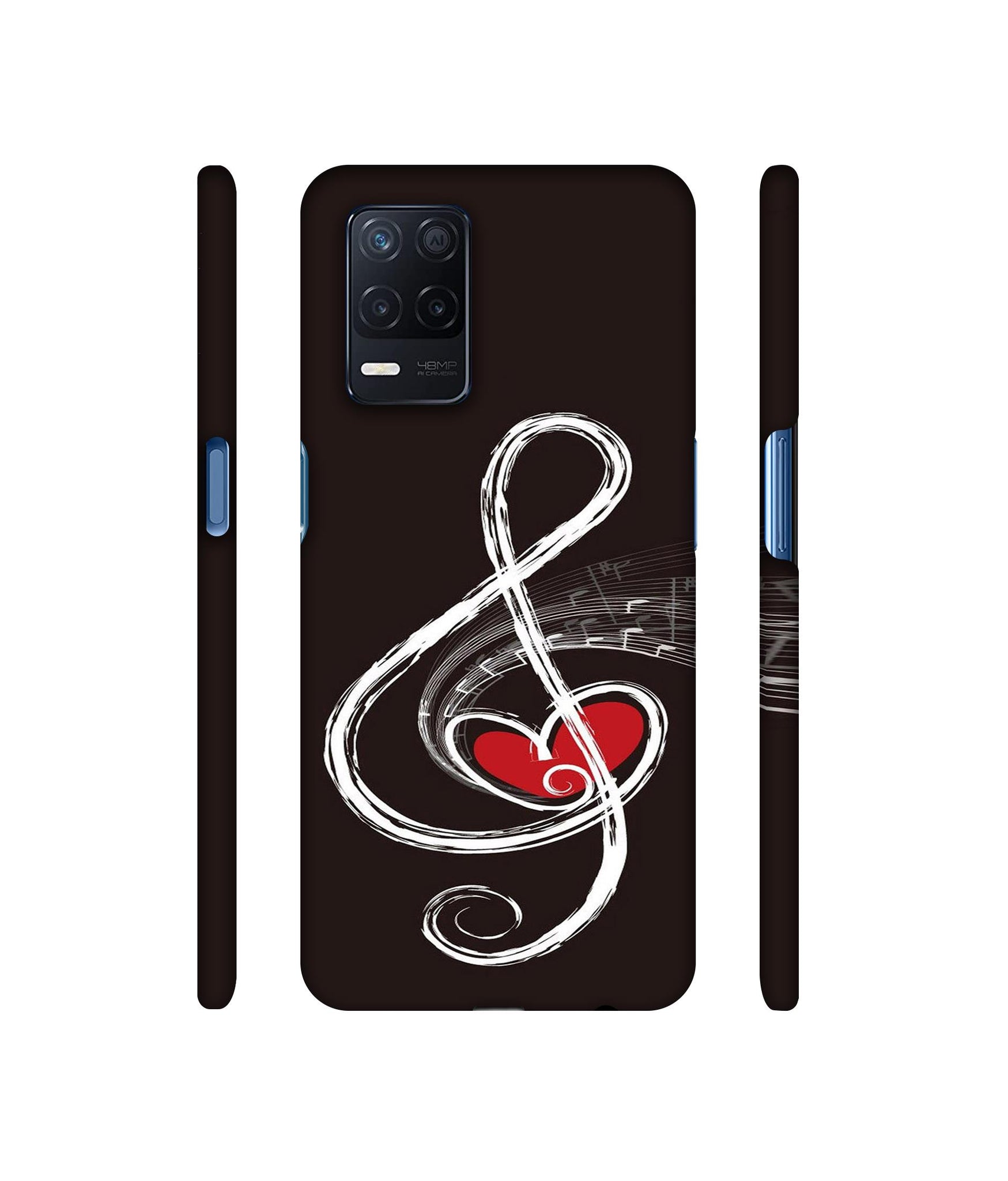 Love Note Music Designer Hard Back Cover for Realme Narzo 30 5G