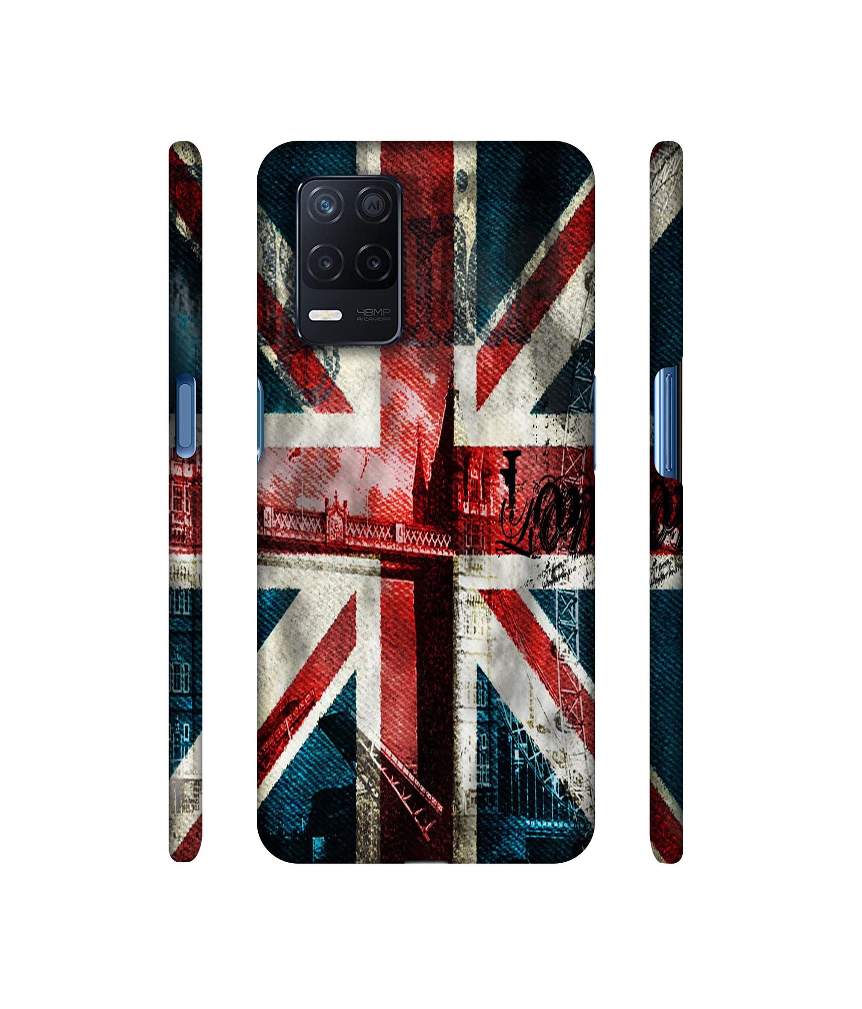 London Flag wallpaper Designer Hard Back Cover for Realme Narzo 30 5G