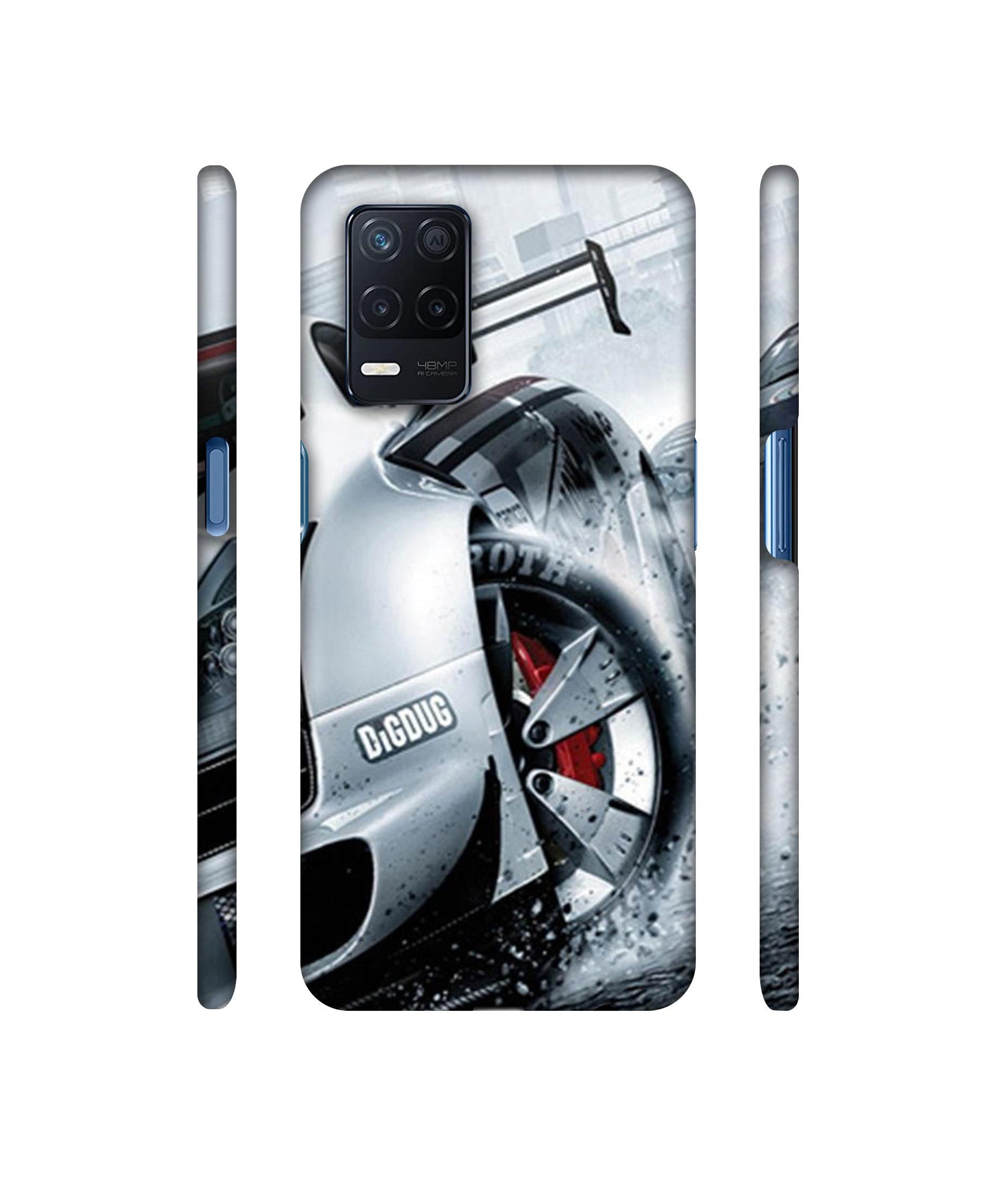 Drift Sport Print Designer Hard Back Cover for Realme Narzo 30 5G