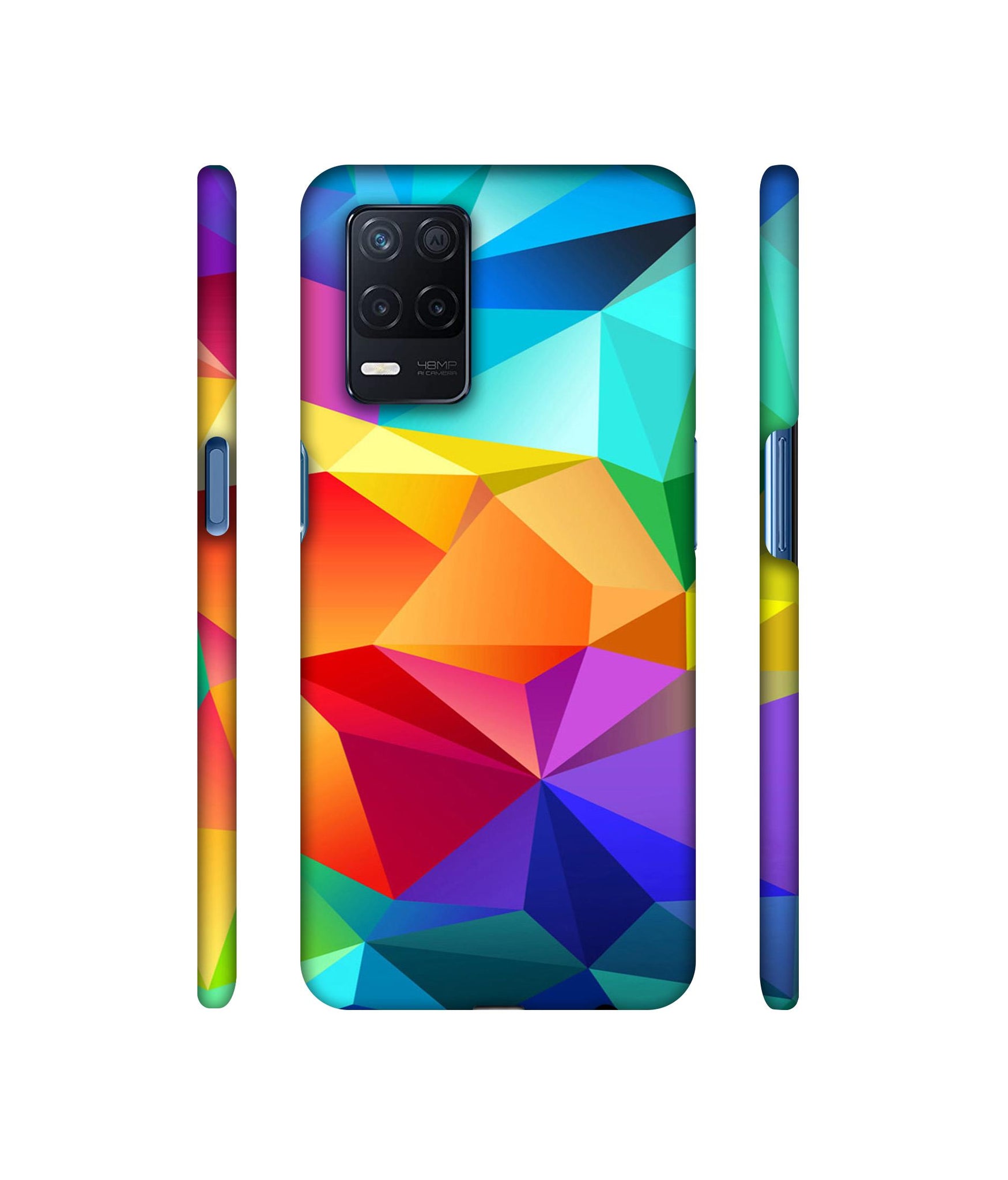 Colorful Pattern Designer Hard Back Cover for Realme Narzo 30 5G