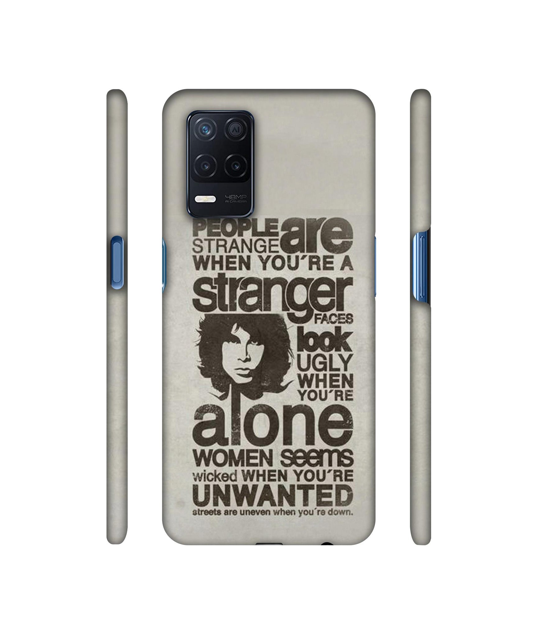 Quotes Pattern Designer Hard Back Cover for Realme Narzo 30 5G