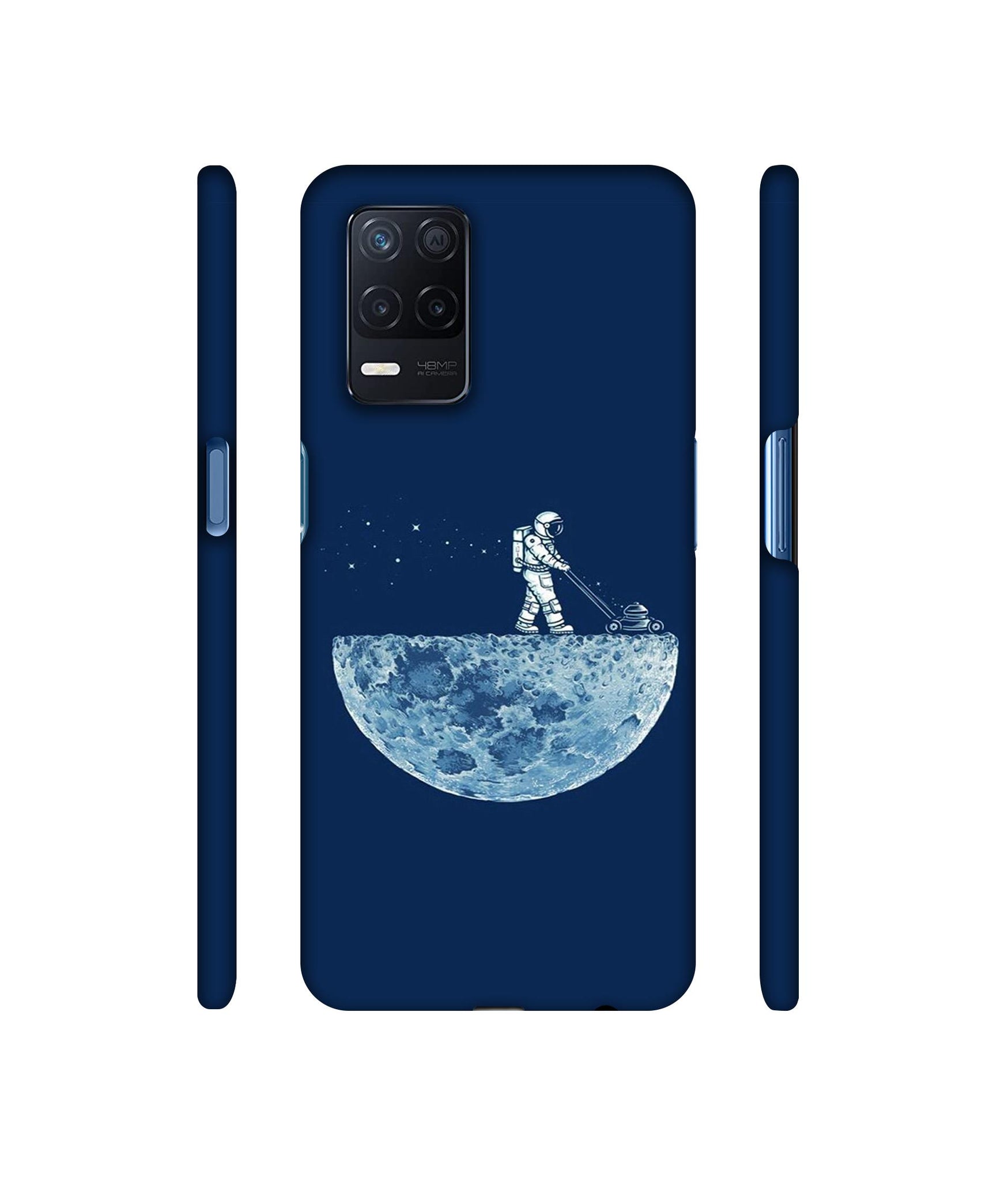 Moon Walk Designer Hard Back Cover for Realme Narzo 30 5G