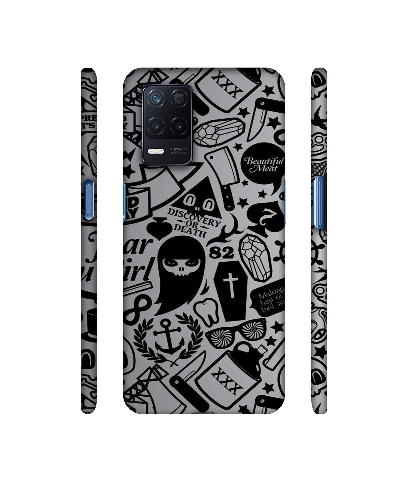 Discover Or Death Designer Hard Back Cover for Realme Narzo 30 5G