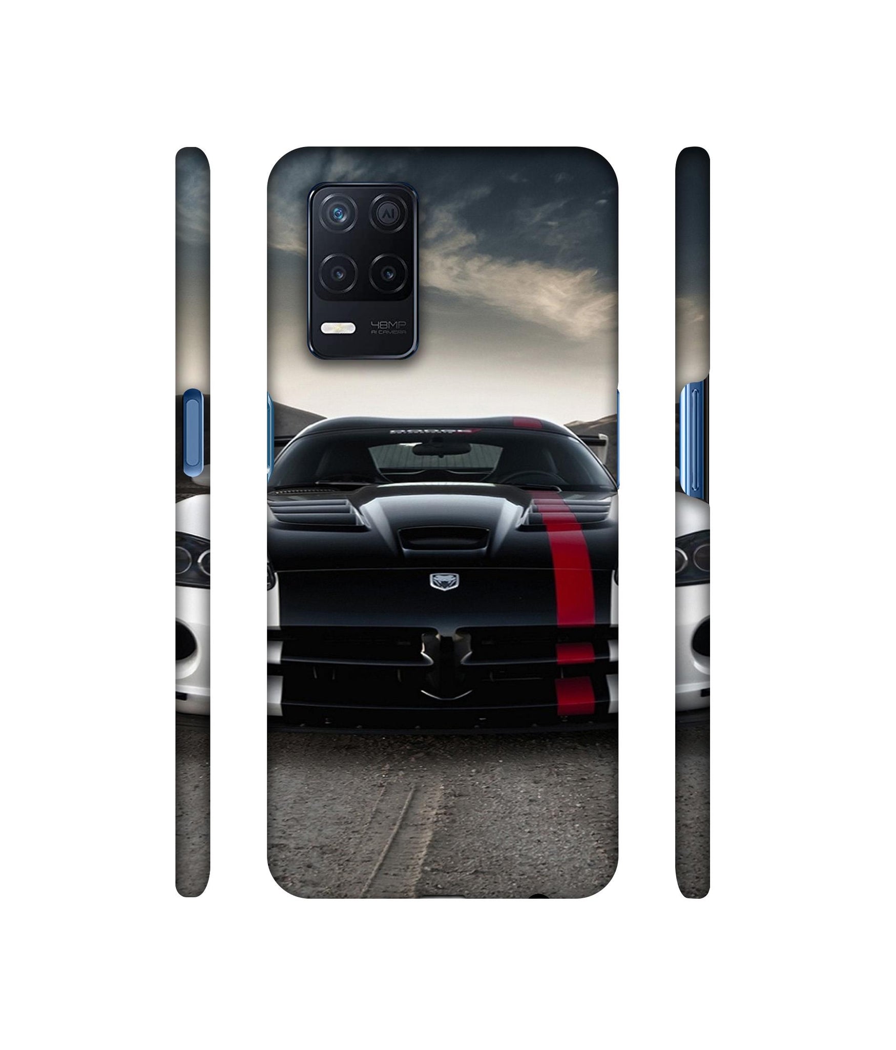Sports Car Pattern Designer Hard Back Cover for Realme Narzo 30 5G