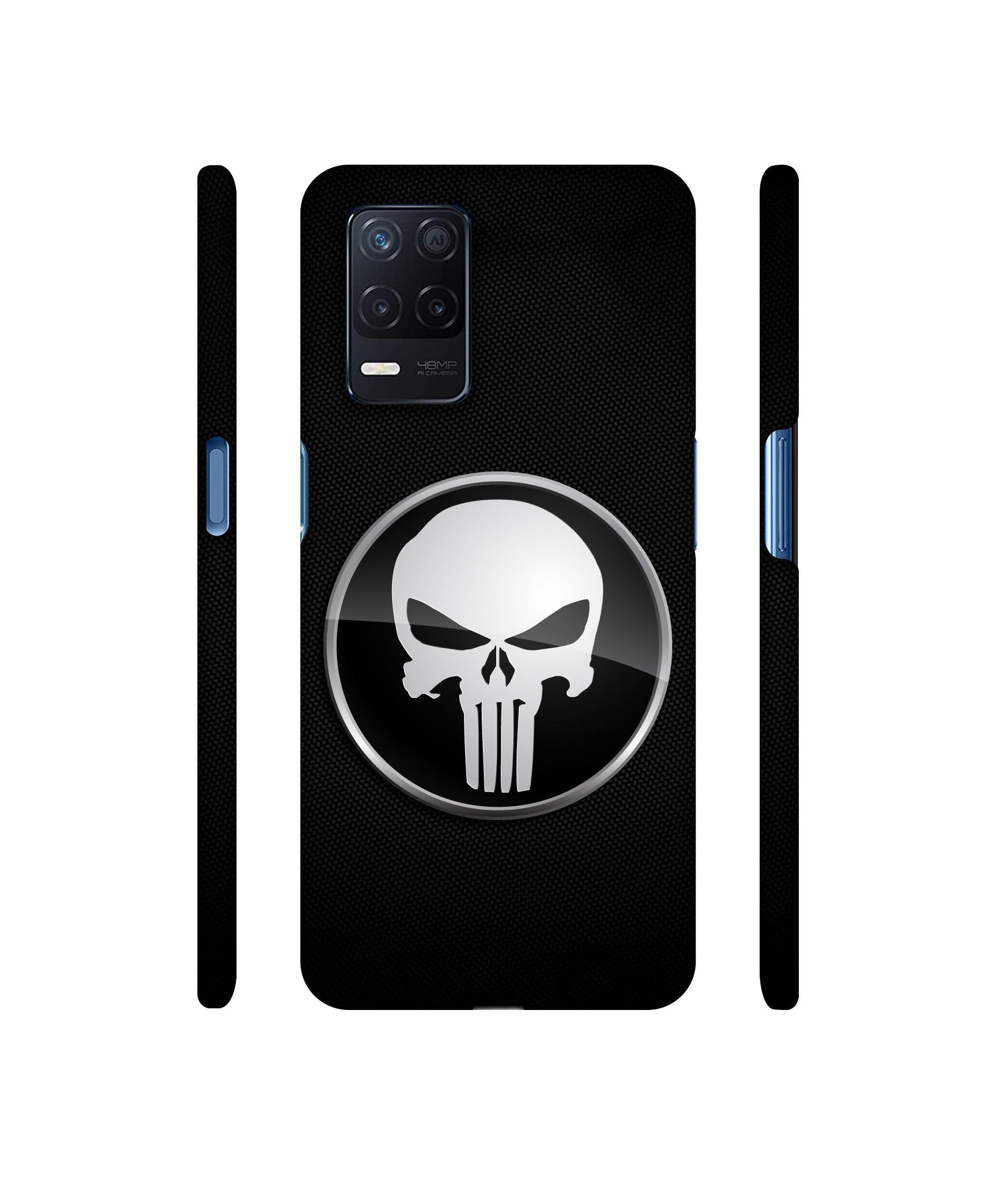 Skull Pattern Designer Hard Back Cover for Realme Narzo 30 5G