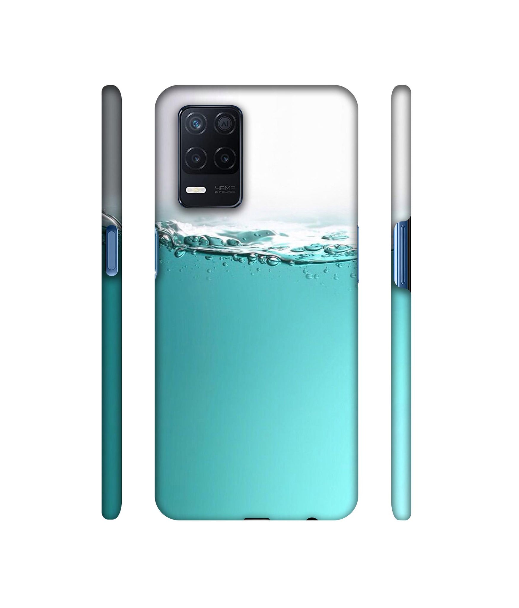 Half Fill Designer Hard Back Cover for Realme Narzo 30 5G
