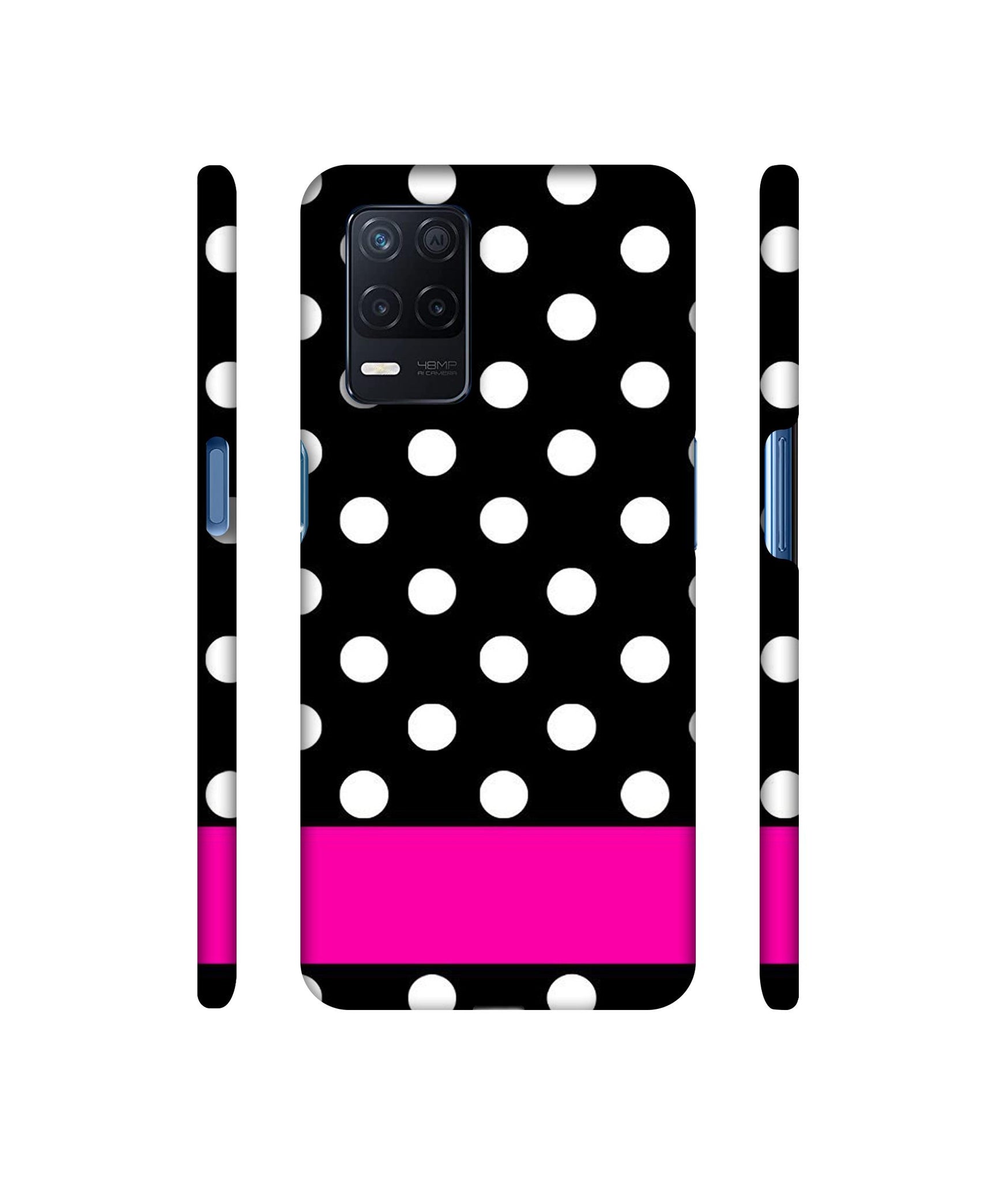 White Dots Pattern Designer Hard Back Cover for Realme Narzo 30 5G