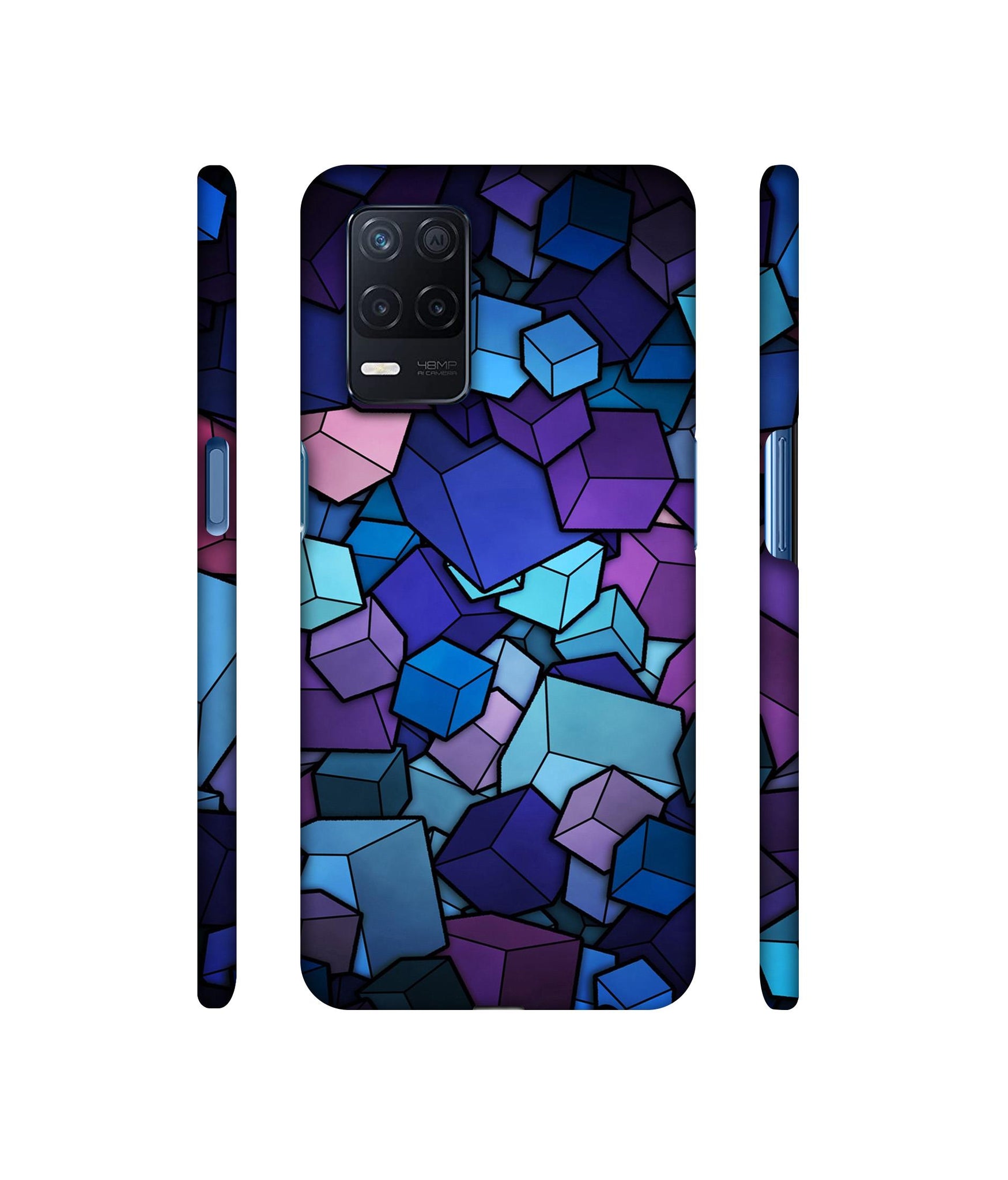 Color Box Designer Hard Back Cover for Realme Narzo 30 5G