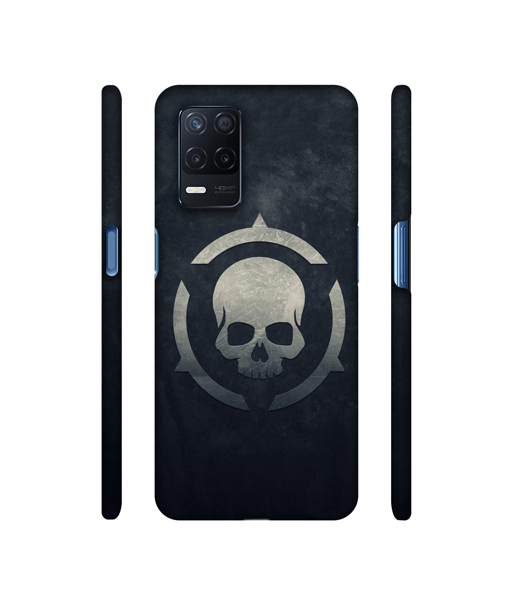 Skull Pattern Print Designer Hard Back Cover for Realme Narzo 30 5G
