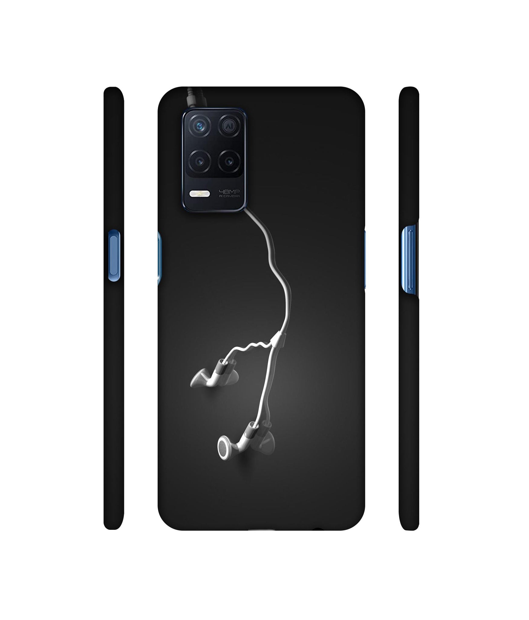 Headphone Designer Hard Back Cover for Realme Narzo 30 5G