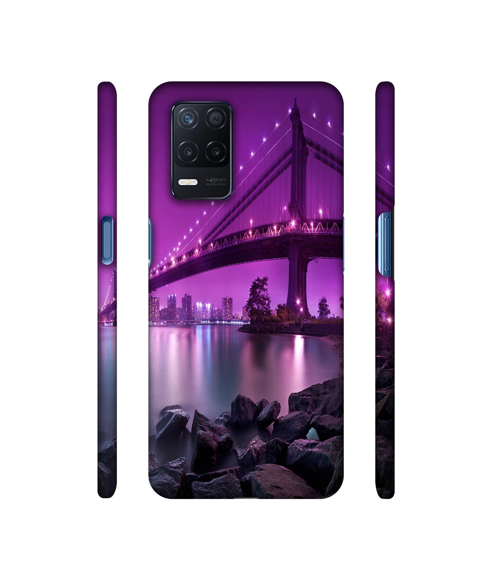 Manhattan Bridge Designer Hard Back Cover for Realme Narzo 30 5G
