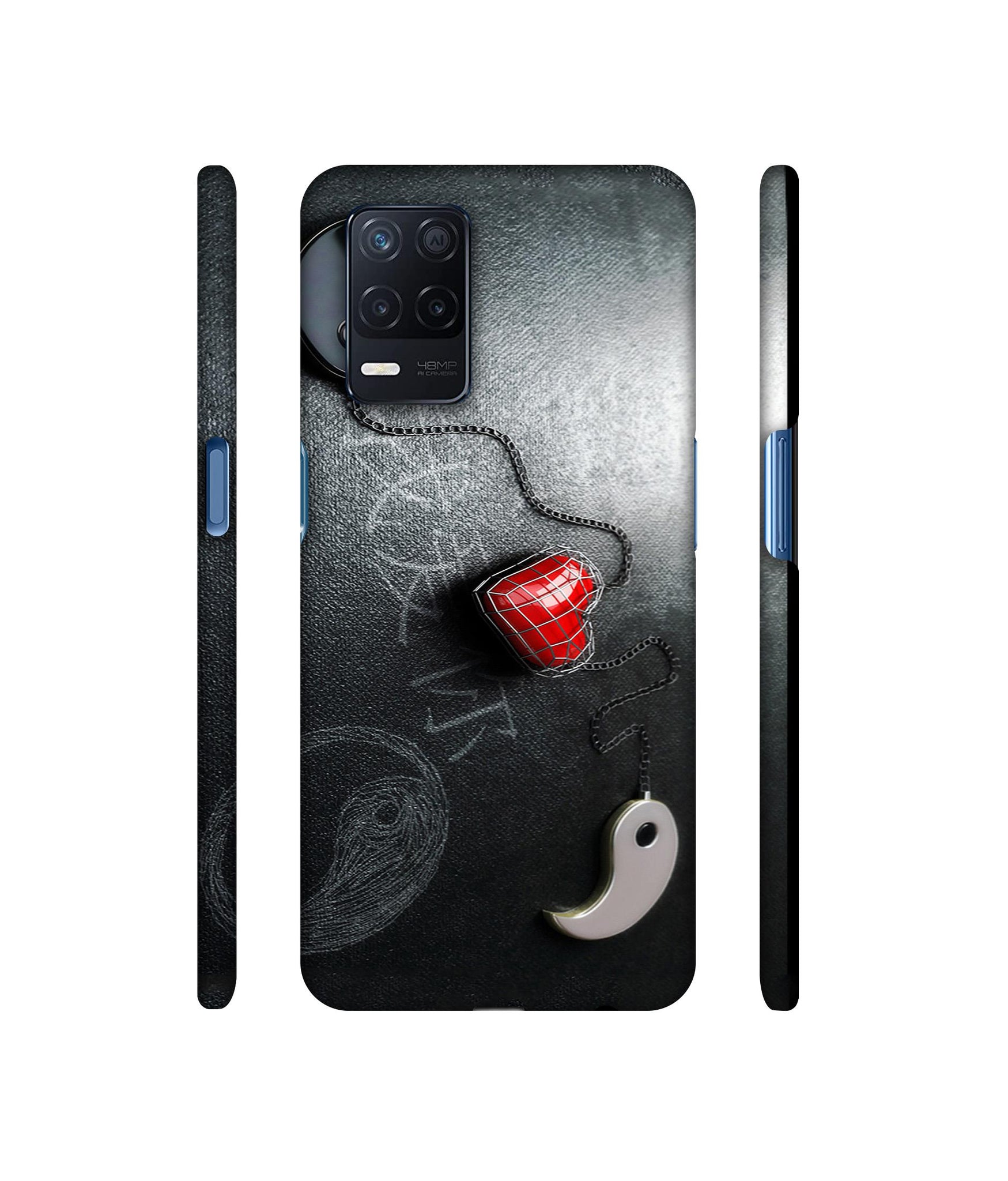 Chinnese Yin and Yang Designer Hard Back Cover for Realme Narzo 30 5G