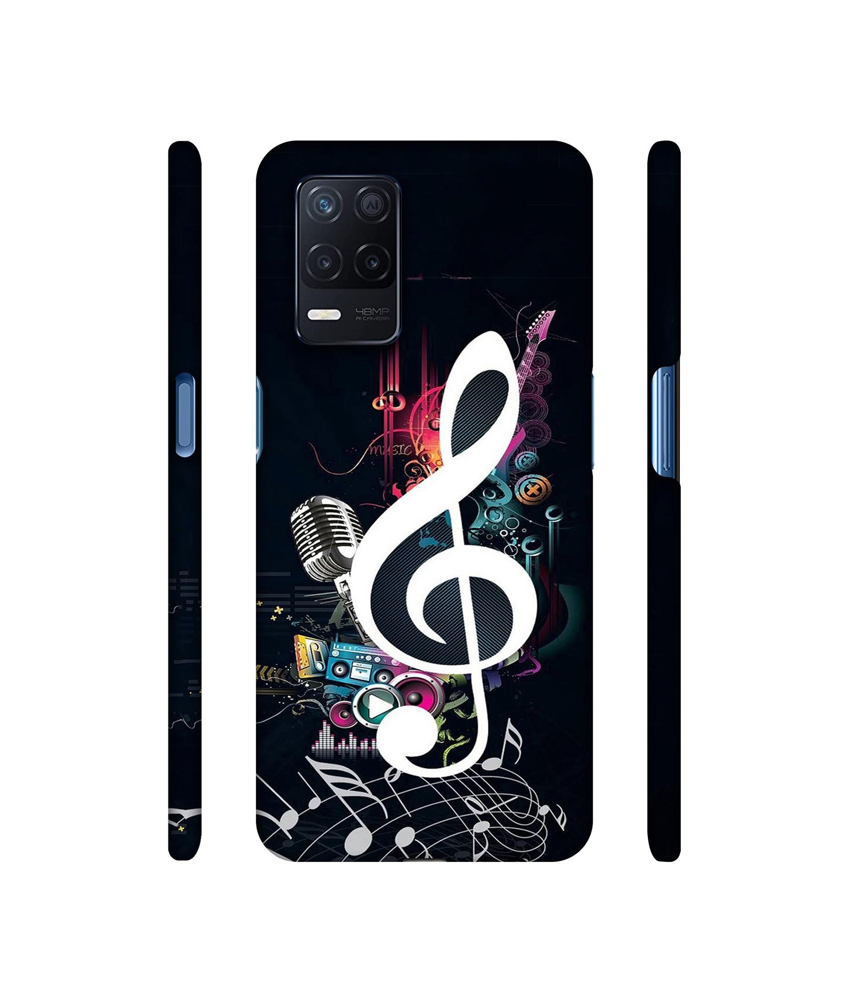 Mike and Music Designer Hard Back Cover for Realme Narzo 30 5G