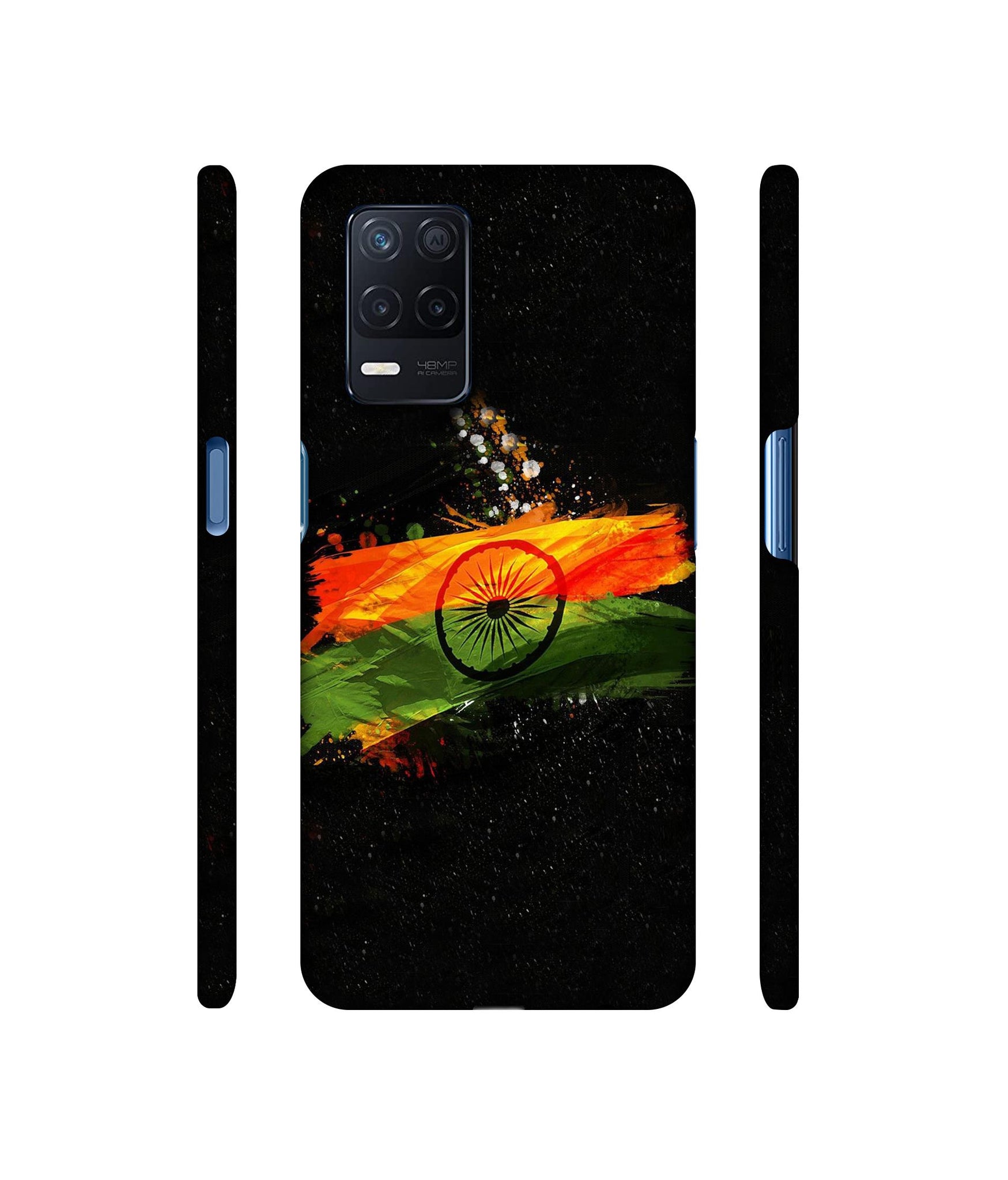 Indian Flag Designer Hard Back Cover for Realme Narzo 30 5G