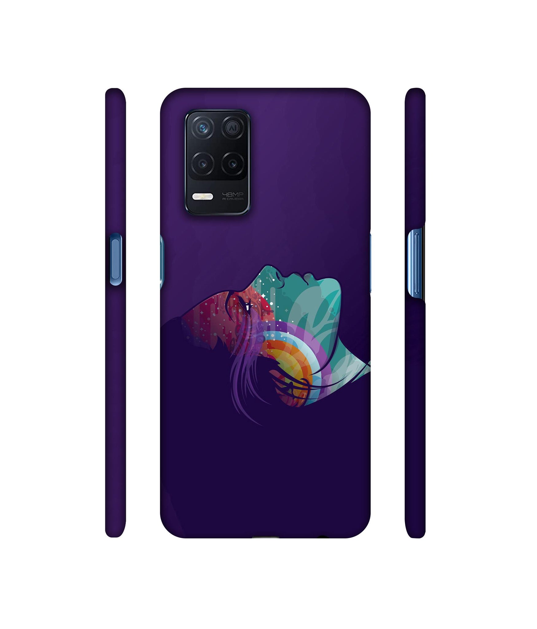 Vector Girl Designer Hard Back Cover for Realme Narzo 30 5G