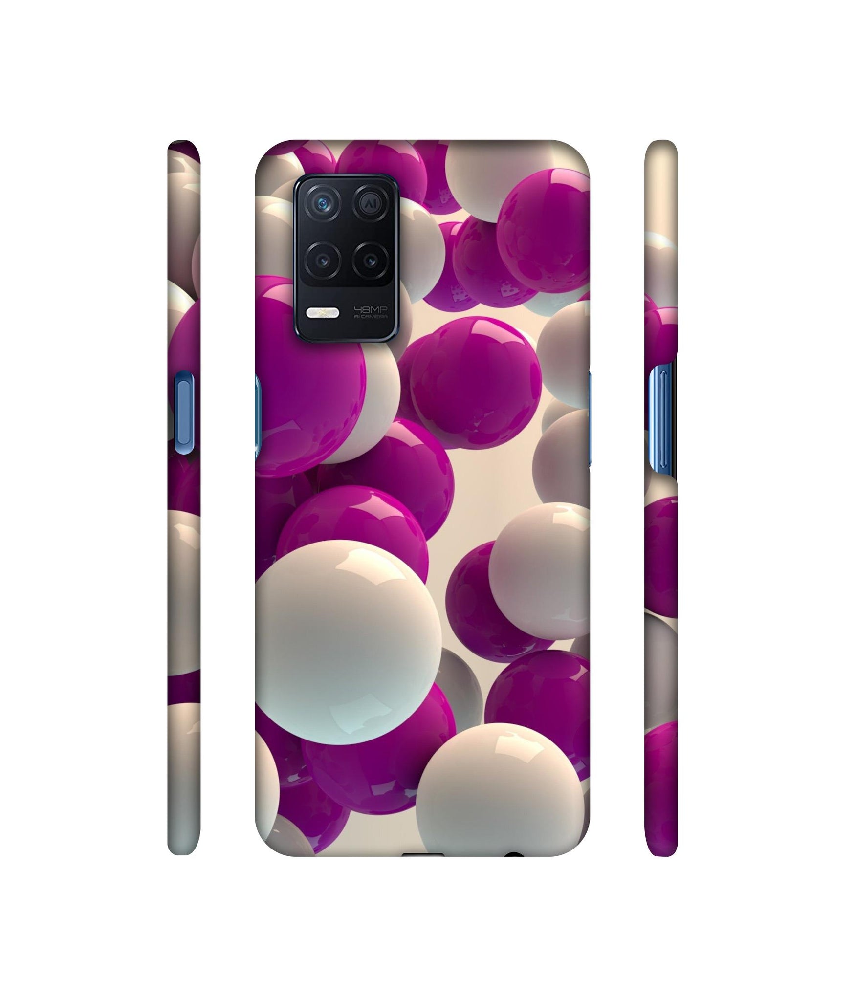 3D Balloons Designer Hard Back Cover for Realme Narzo 30 5G