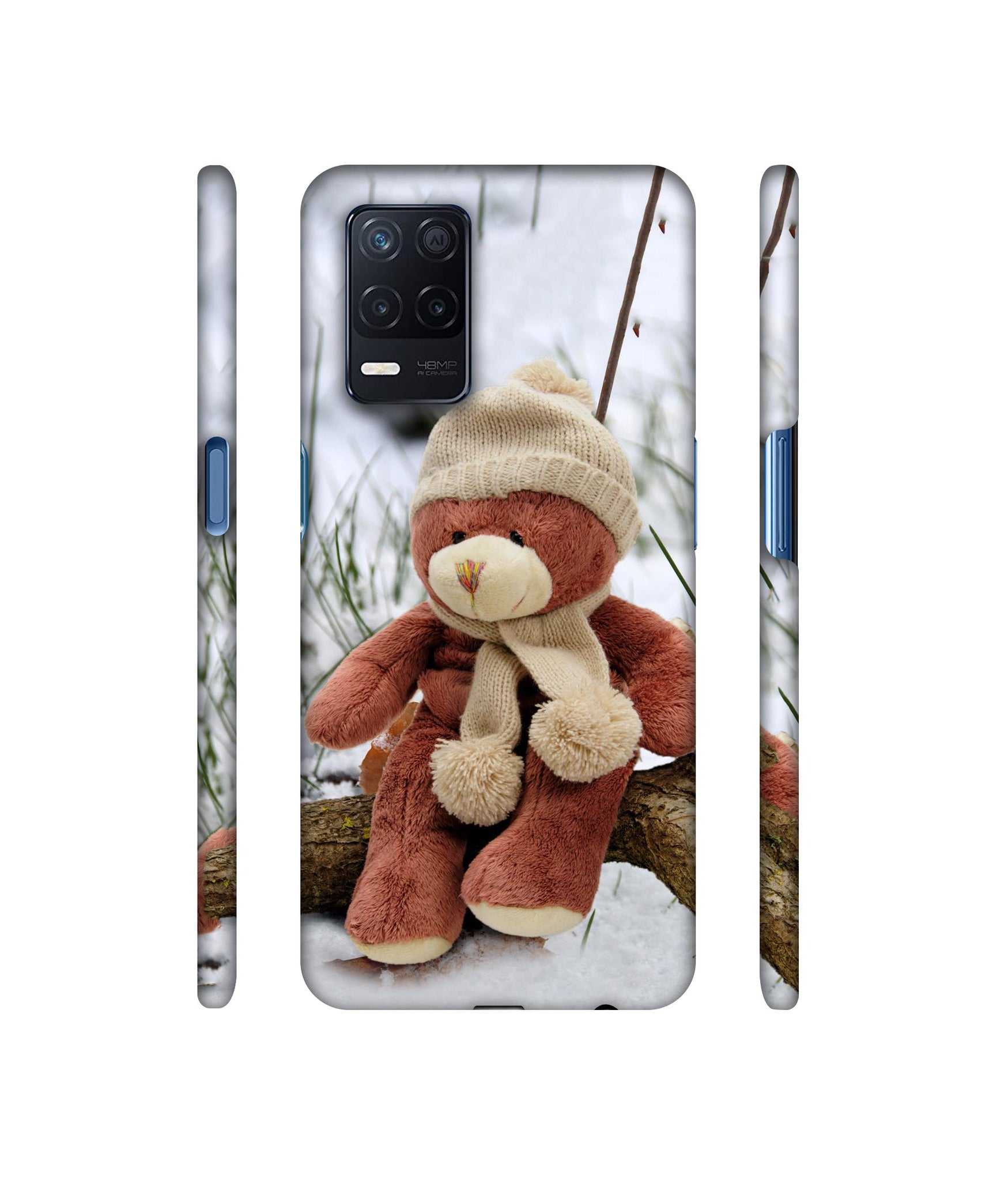 Woolen Bear Designer Hard Back Cover for Realme Narzo 30 5G