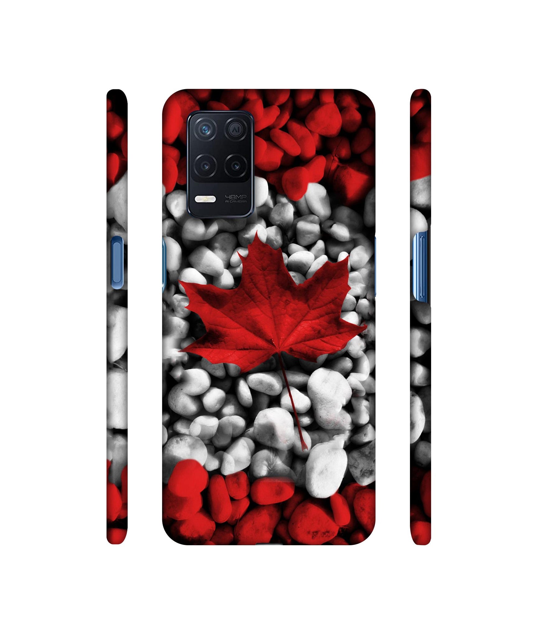 Canada Leaves Flag Designer Hard Back Cover for Realme Narzo 30 5G