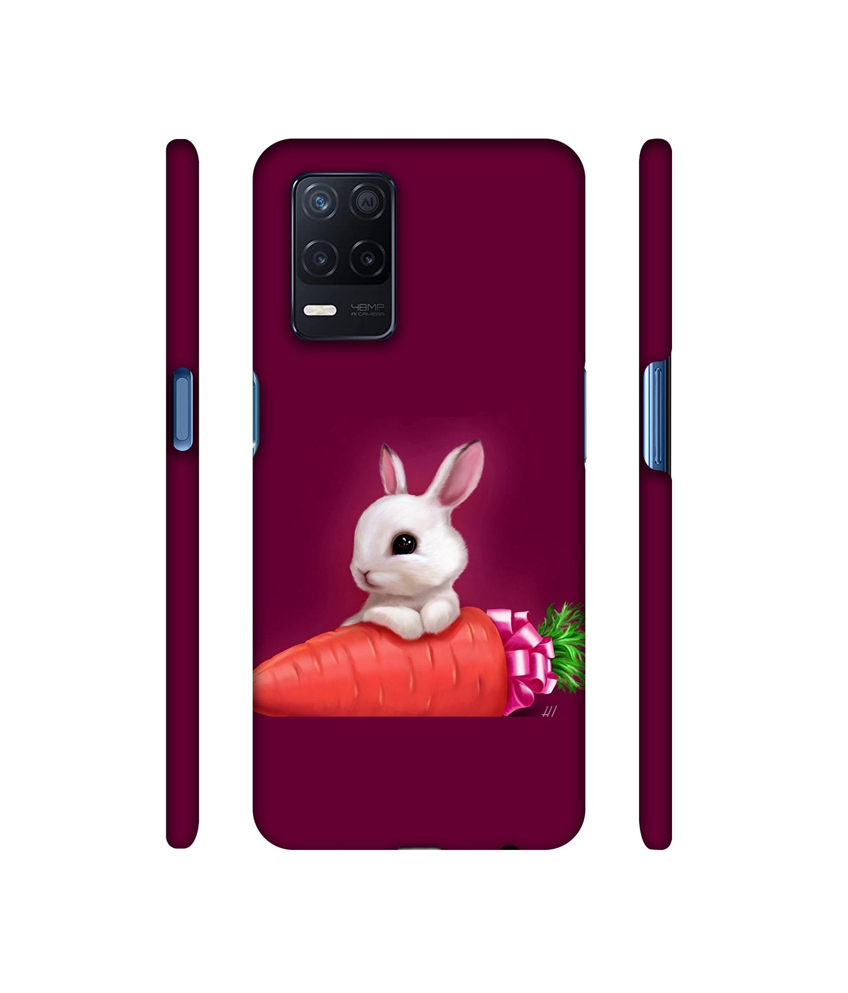 Bunny With Carrot Designer Hard Back Cover for Realme Narzo 30 5G