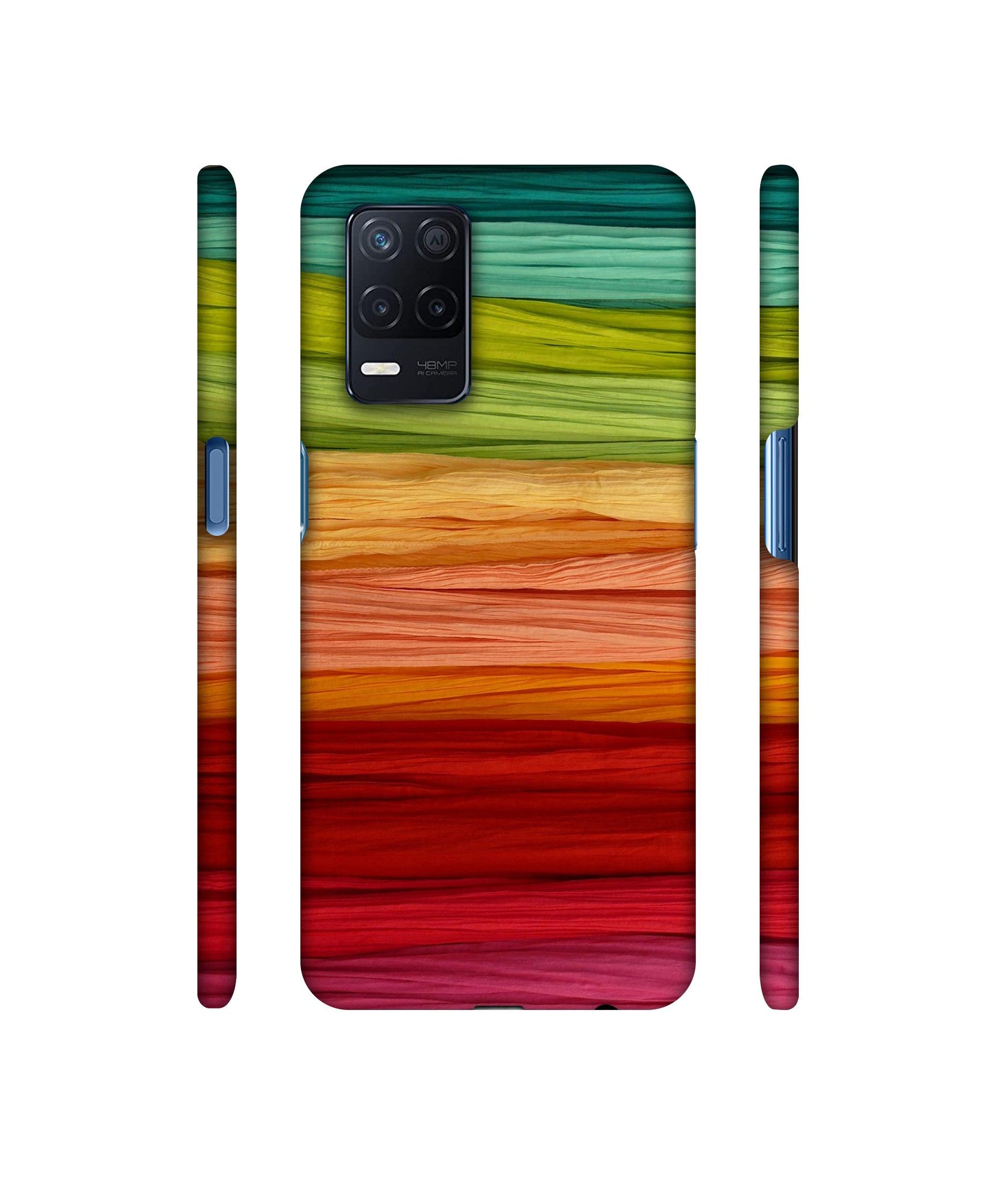 Colorful Thread Designer Hard Back Cover for Realme Narzo 30 5G